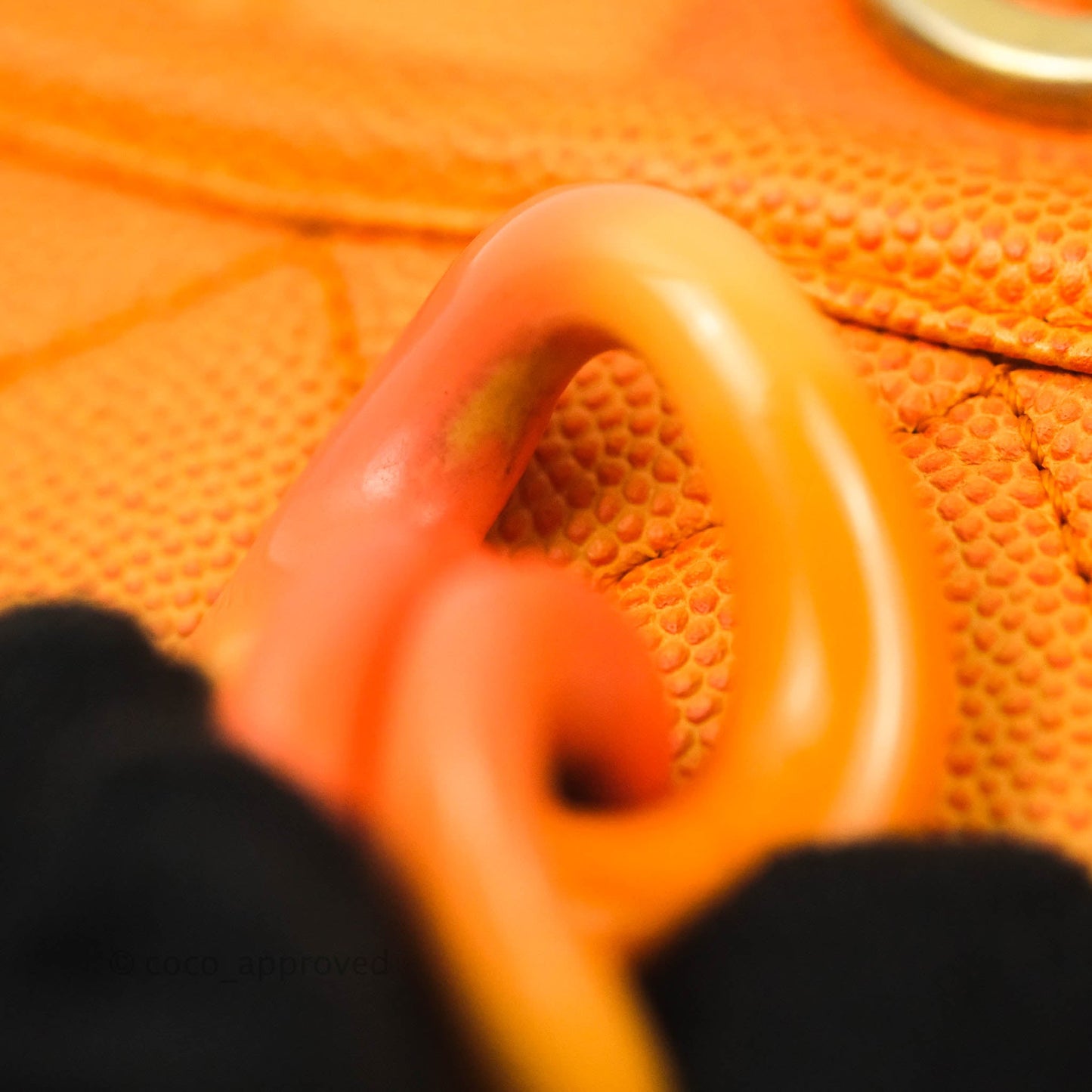 Chanel Quilted Sunset On The Sea Orange Flap Bag Caviar Aged Gold Hardware