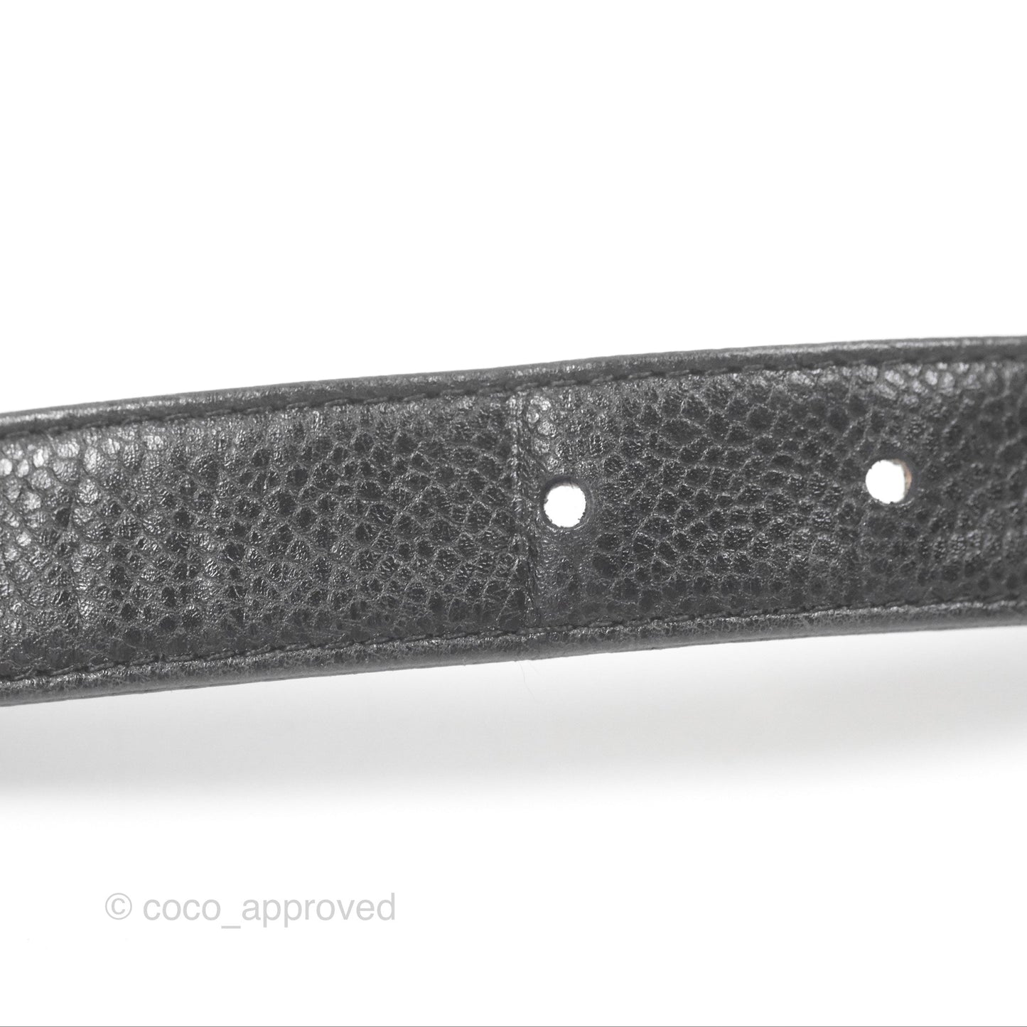 Chanel Vintage Belt Bag Black Caviar 24K Gold Hardware
