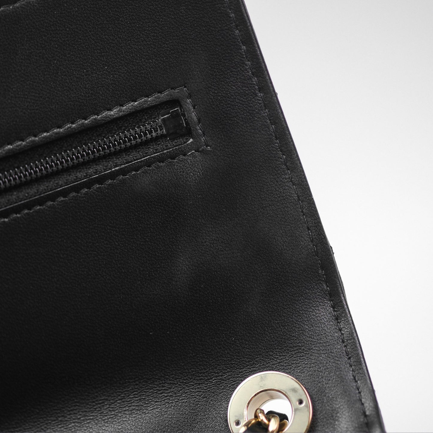 Chanel Trendy CC WOC Wallet on Chain Black Lambskin Gold Hardware