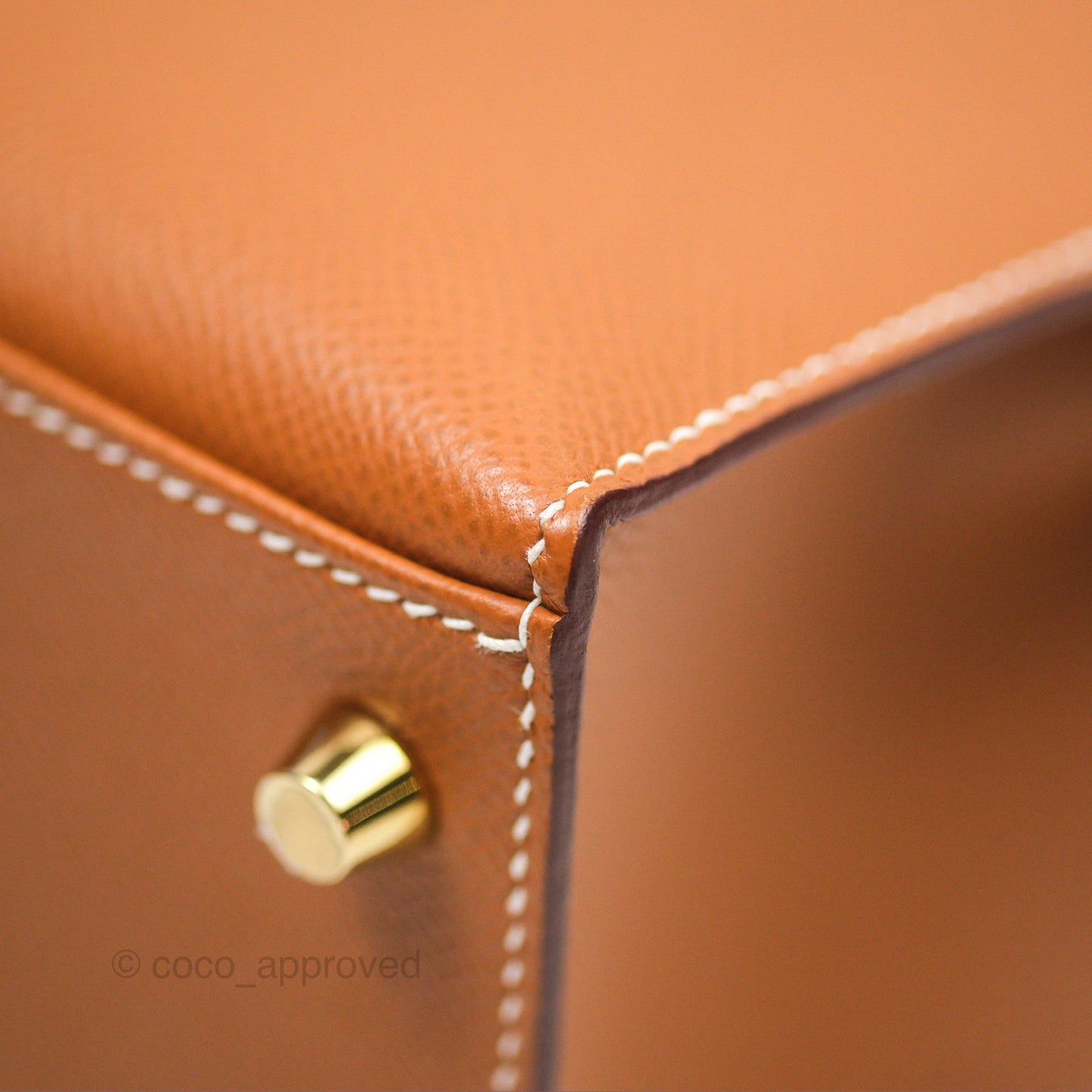 Hermès Kelly Sellier 28 Gold 37 Epsom Gold Hardware