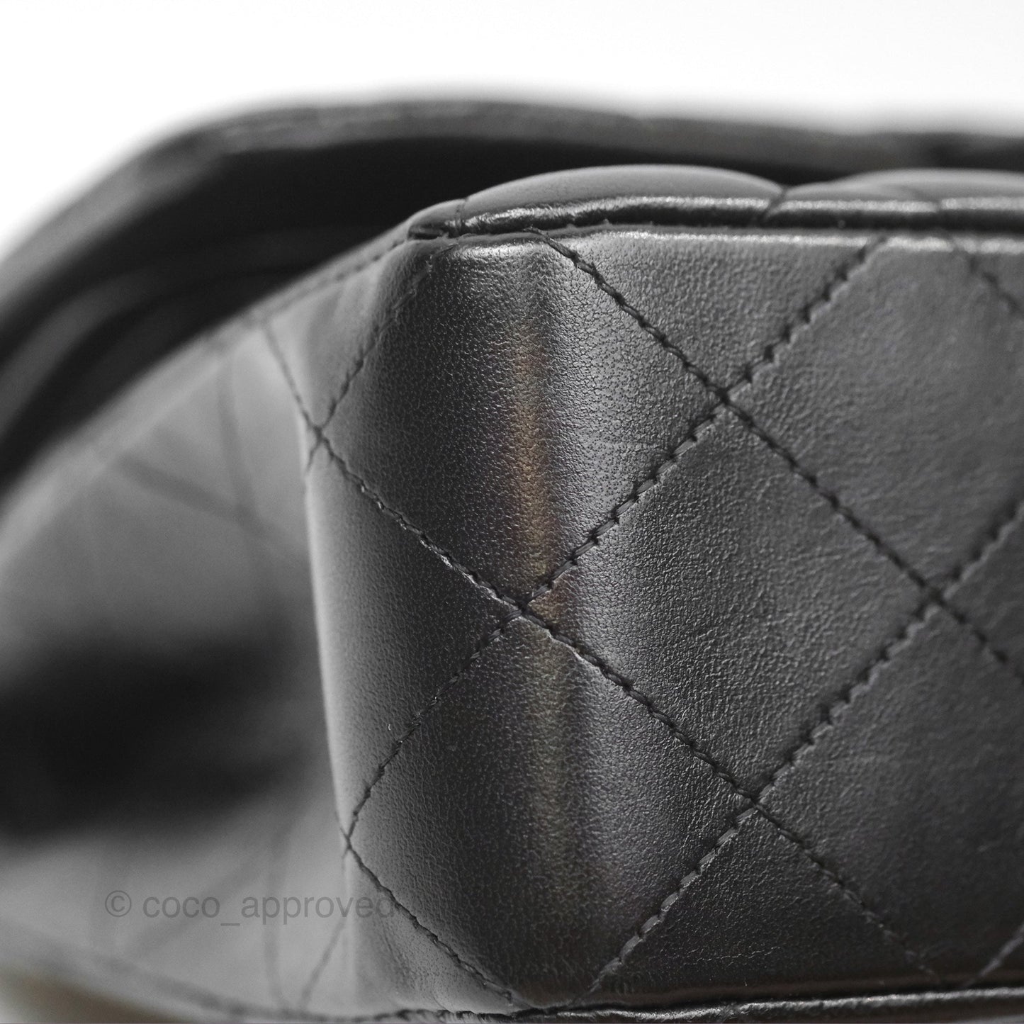 Chanel Small Classic Quilted Flap Black Lambskin Rose Gold Hardware