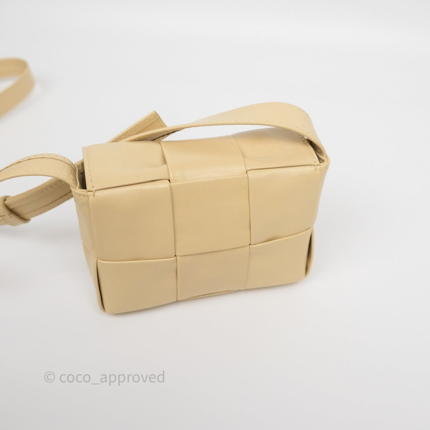 Bottega Veneta Cassette Mini Bag Porridge Calfskin