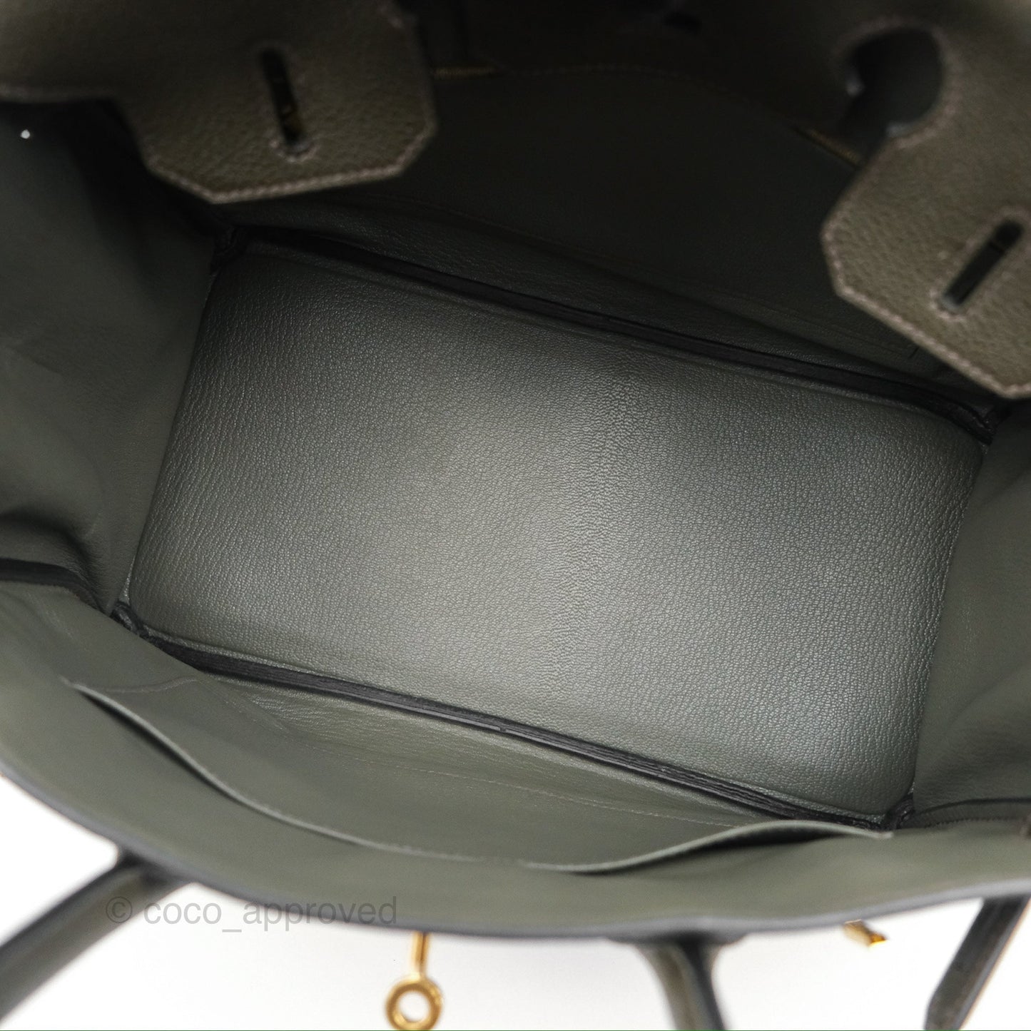 Hermès Birkin 30 Vert de Gris C6 Togo Gold Hardware
