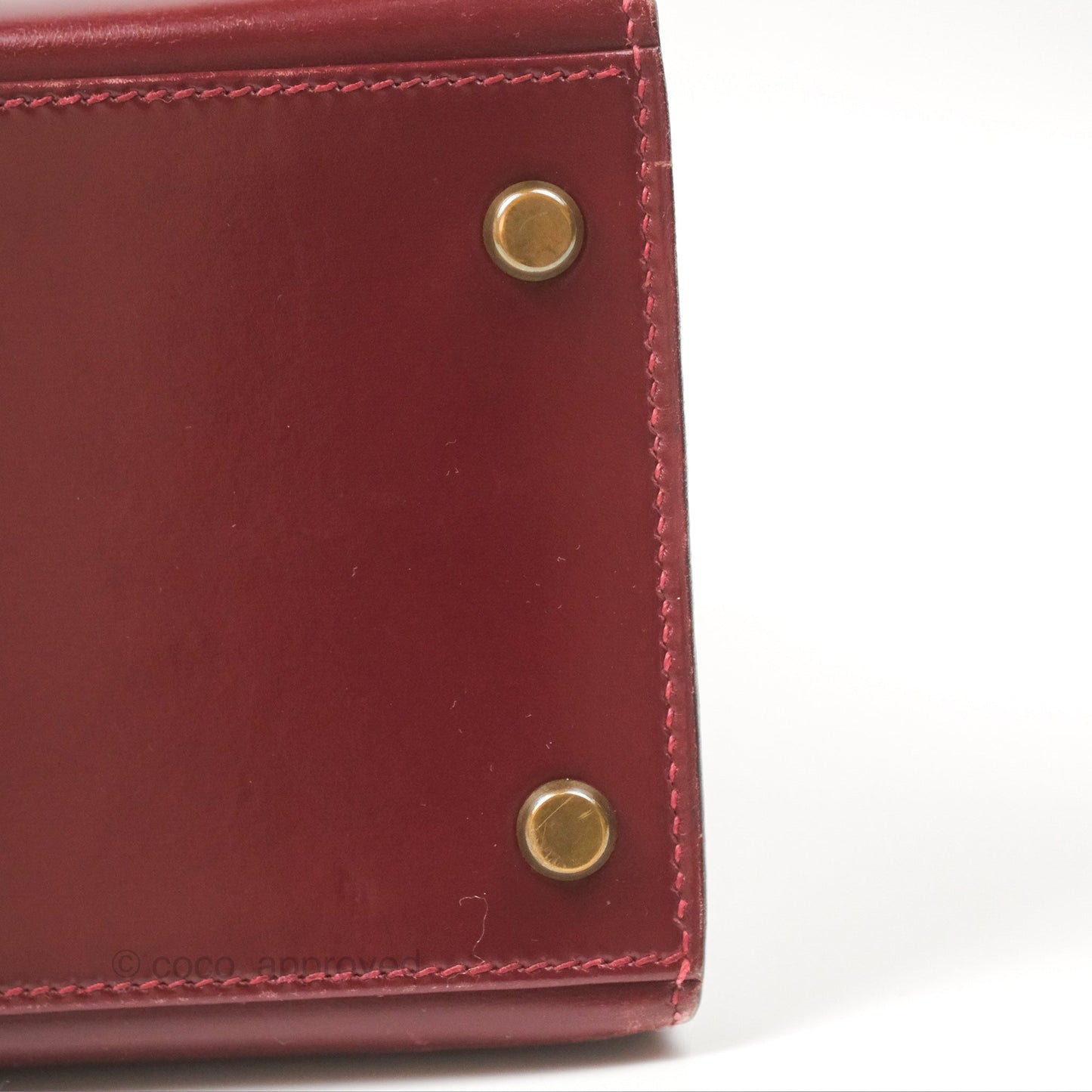 Hermès Kelly Sellier 28 Box Rouge Gold Hardware