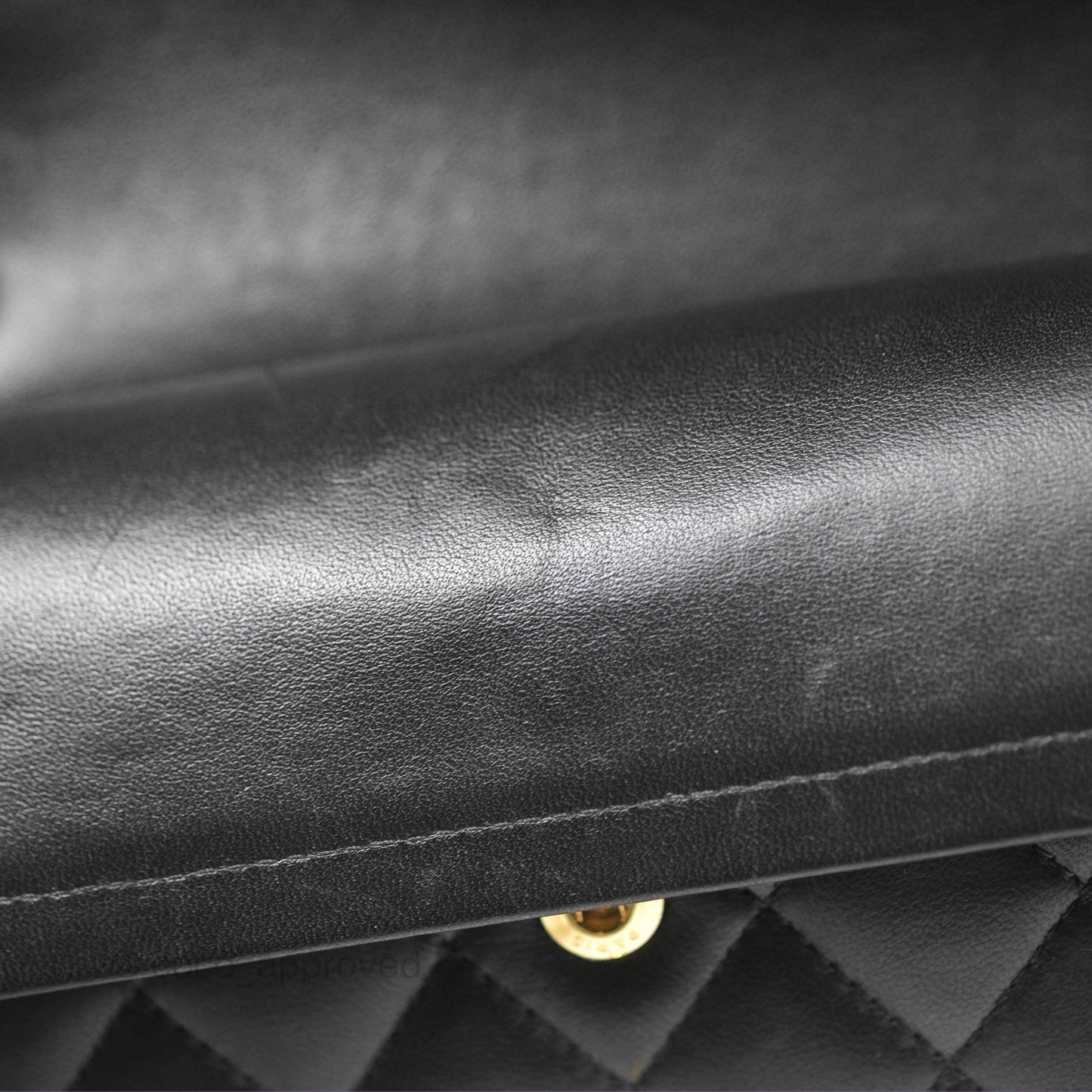 Chanel Small Classic Flap Quilted Black Lambskin Gold Hardware