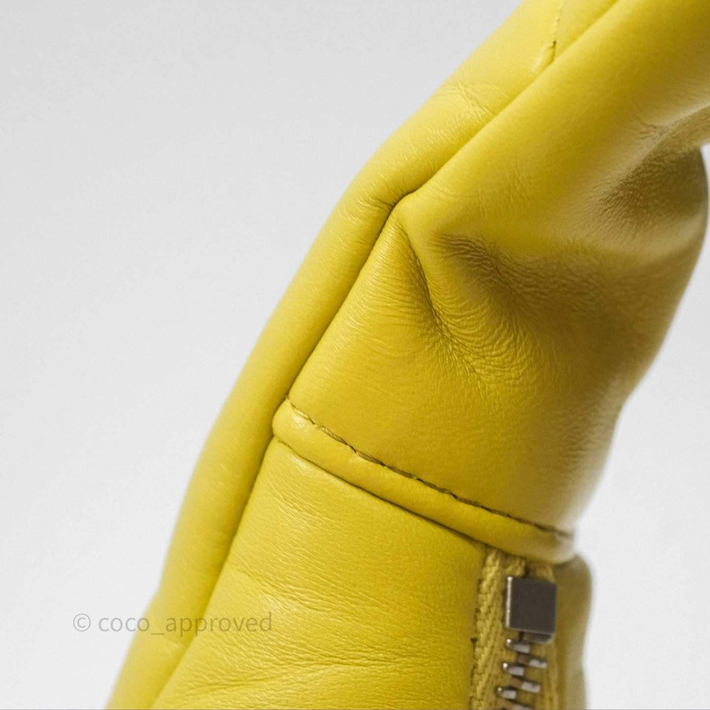 Prada Nappa Soft Padded Hobo Mustard