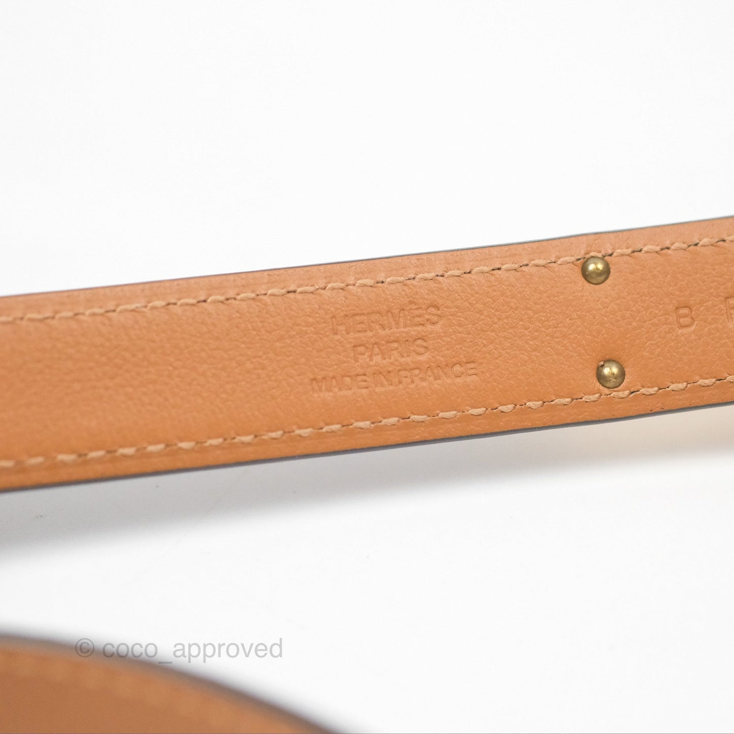 Hermès Epsom Kelly Buckle Belt Etoupe 18 Rose Gold Hardware