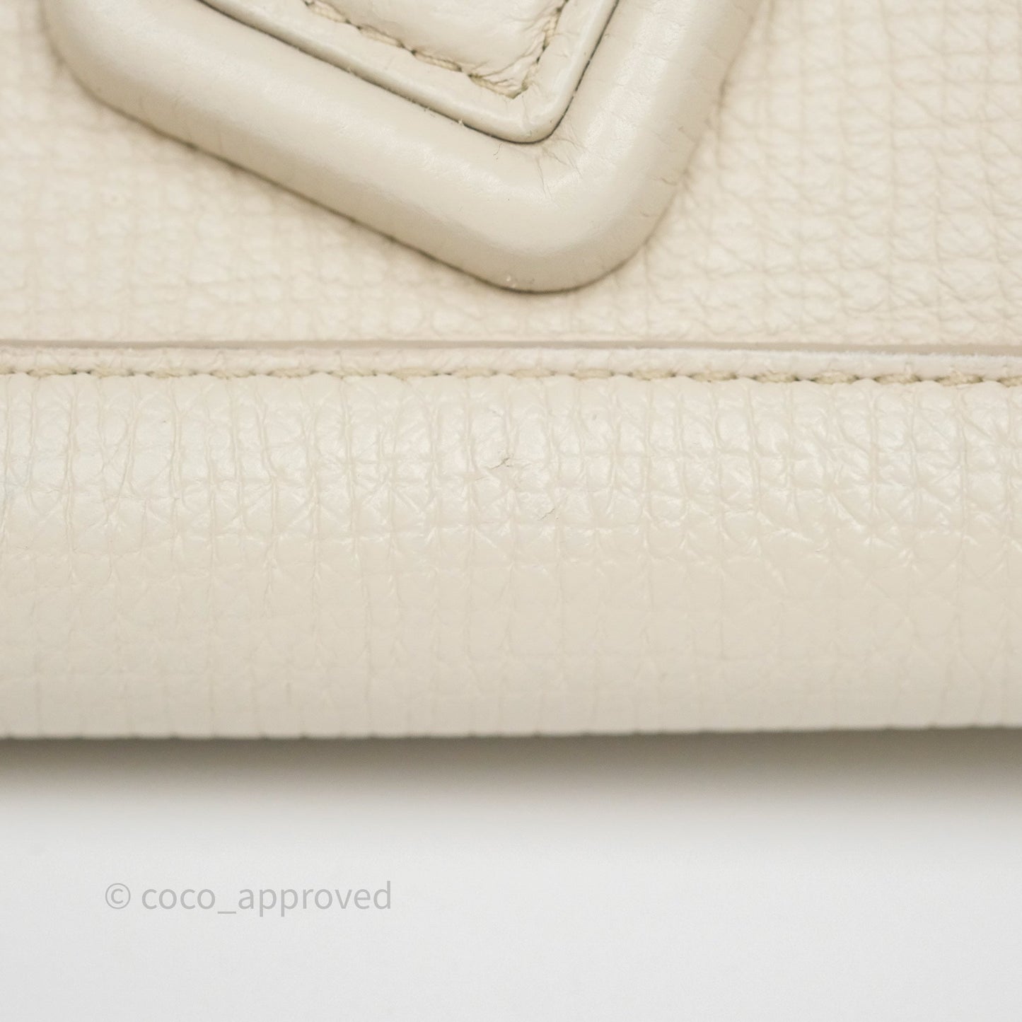 Bottega Veneta Small Arco Plaster Grainy Calfskin