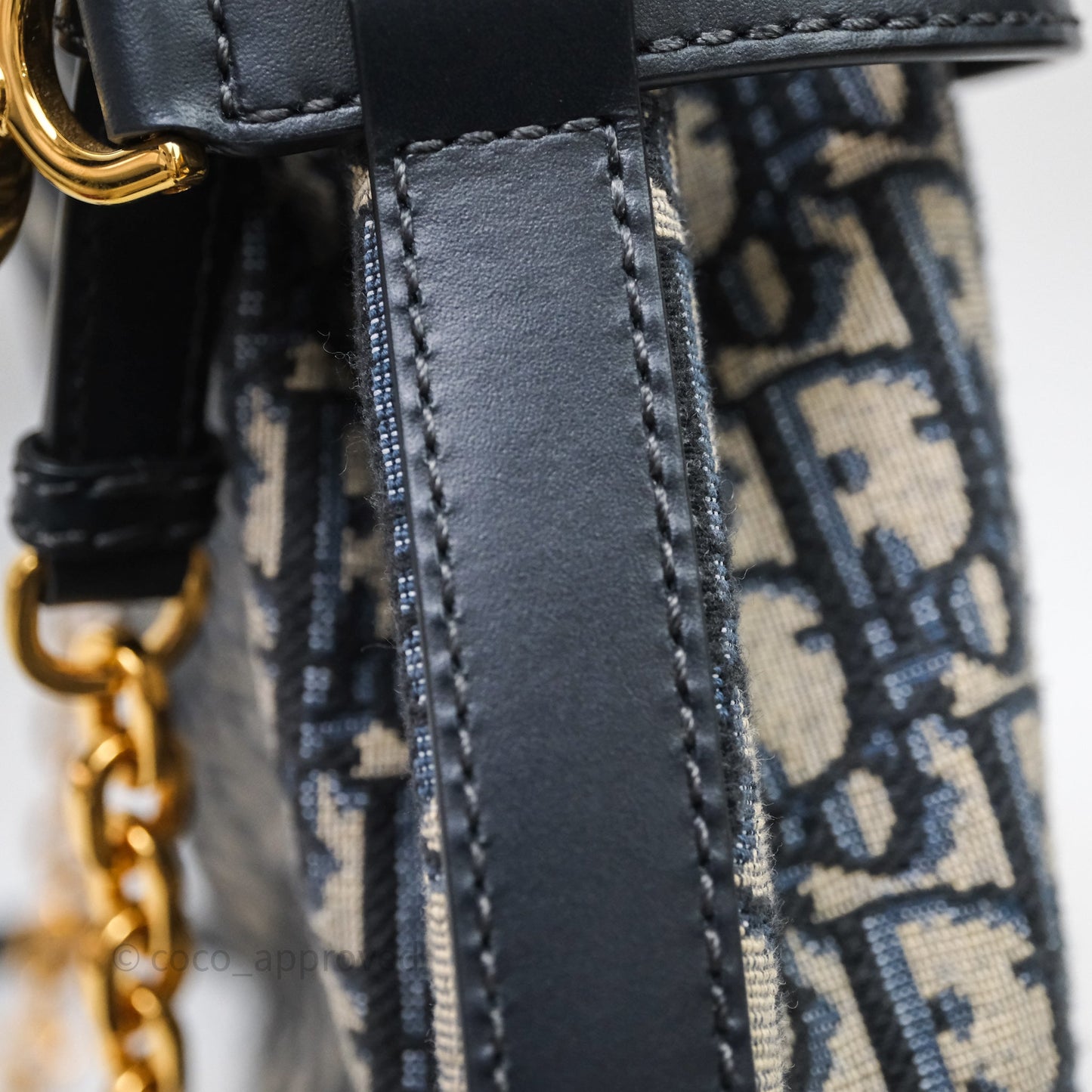 Christian Dior Medium O C'est Dior Bucket Bag Blue Dior Oblique Jacquard