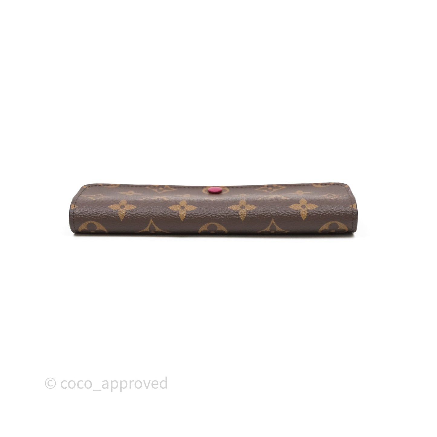 Louis Vuitton Emilie Wallet Monogram Canvas Fuchsia Pink