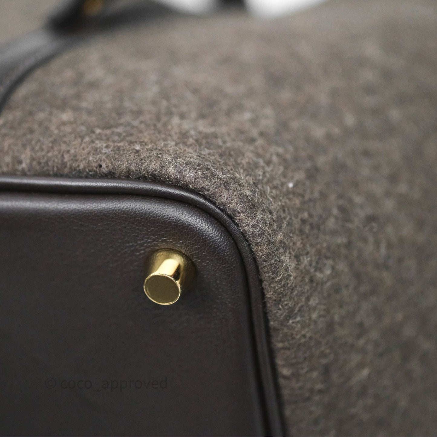 Hermès Picotin 18 Ebene 46 Wool Feutre Swift Gold Hardware