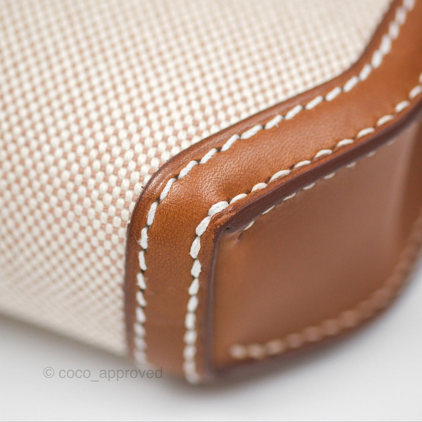 Hermès Kelly Depeches 25 Pouch Ecru-beige 14 Toile H/ Fauve 34 Barenia Gold Hardware