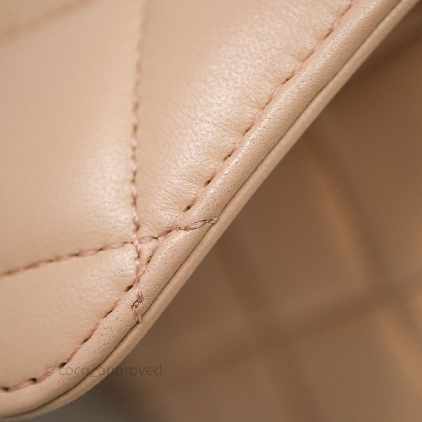 Chanel Small Trendy CC Beige Lambskin Gold Hardware
