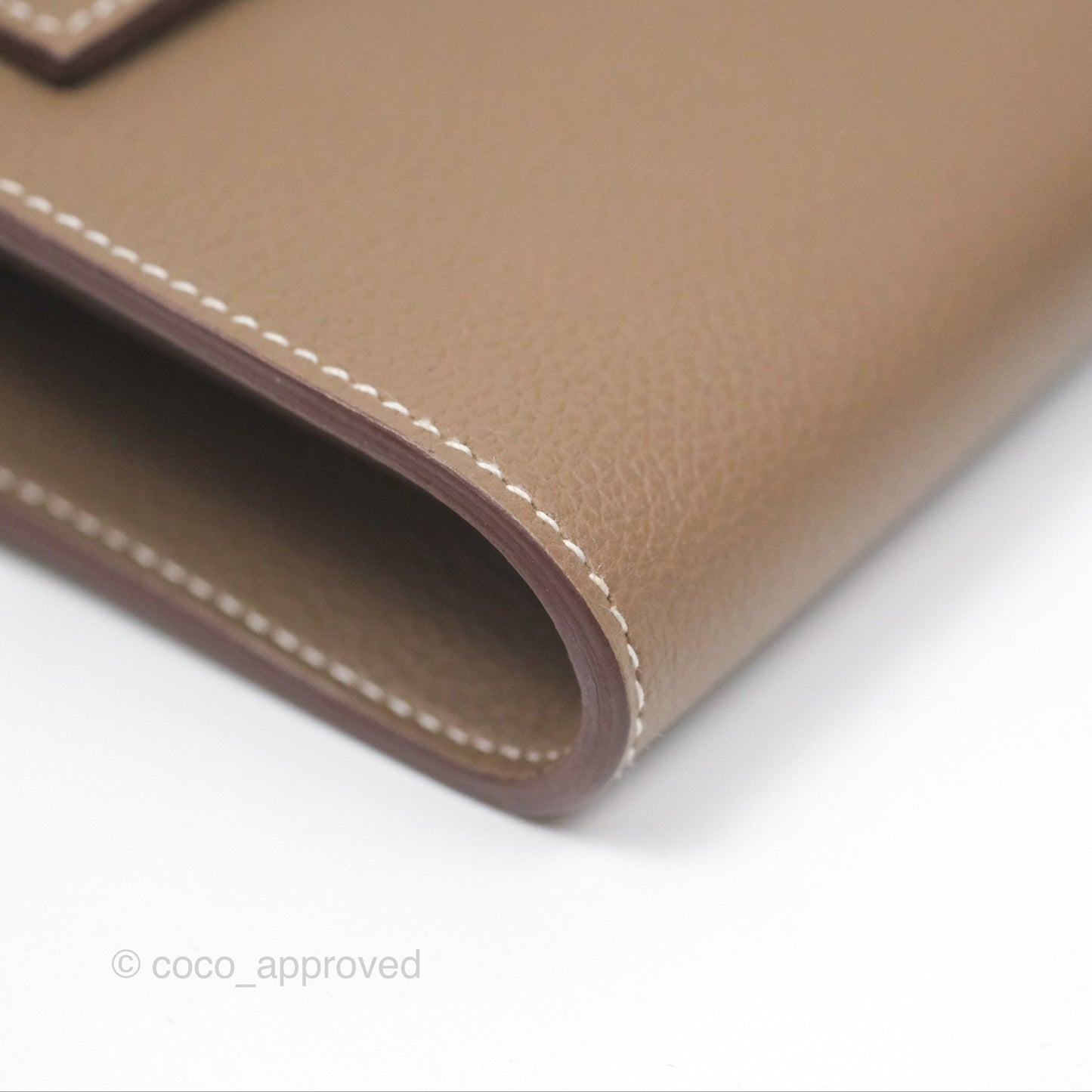Hermès Kelly To Go Wallet Etoupe Evercolor Gold Hardware