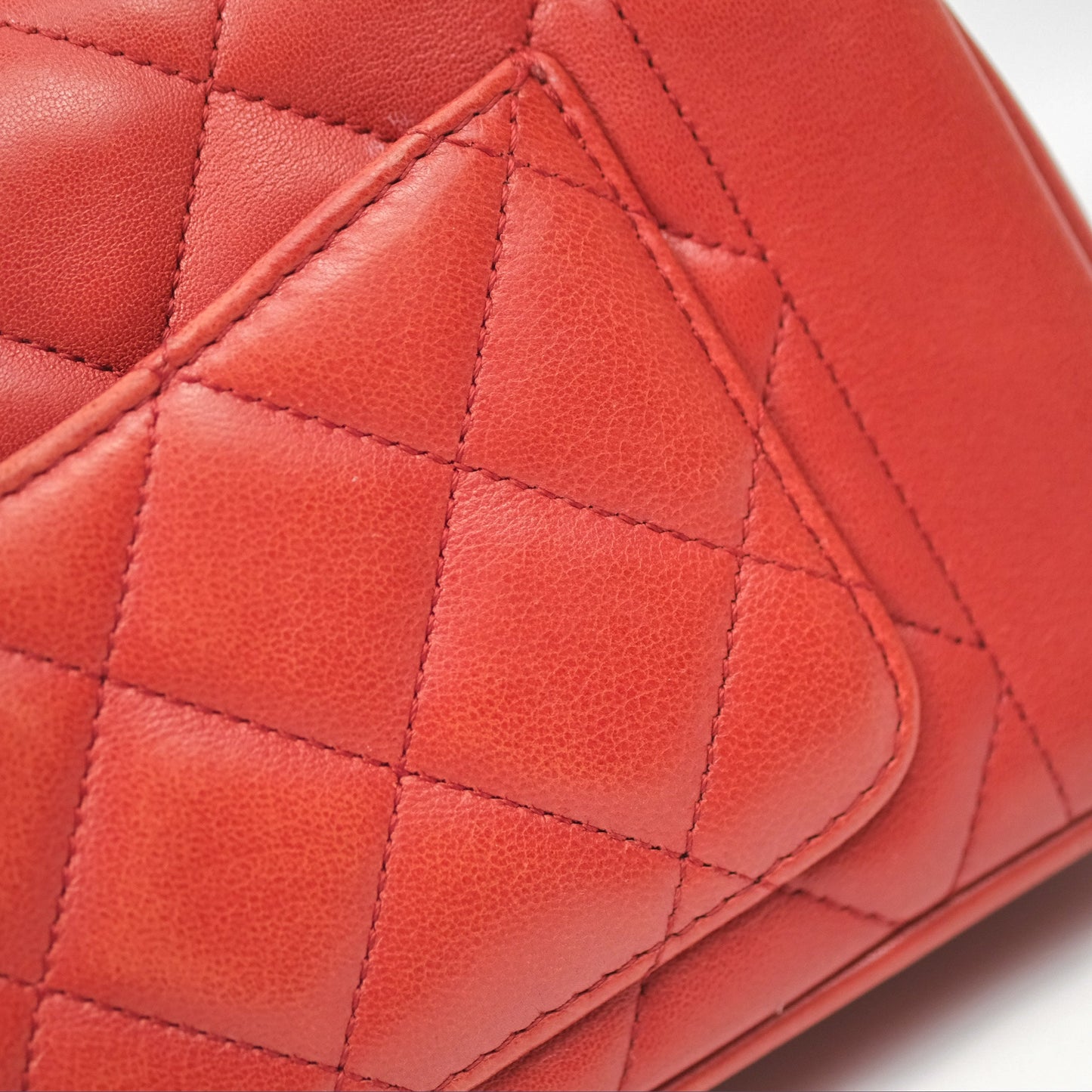 Chanel Diana Reissue Brick Red Gold Hardware