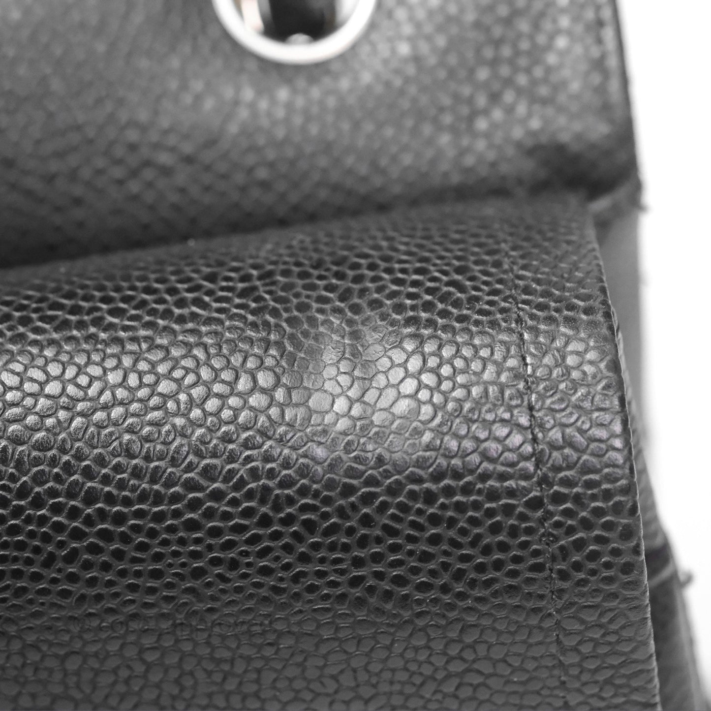 Chanel Jumbo Double Flap Black Caviar Silver Hardware⁣⁣