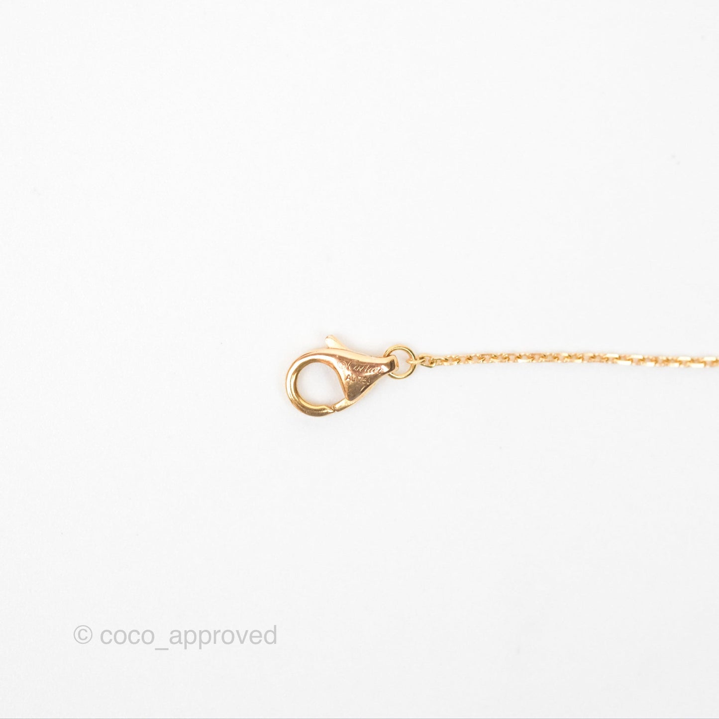 Cartier d'Amour Necklace XS Diamond Rose Gold