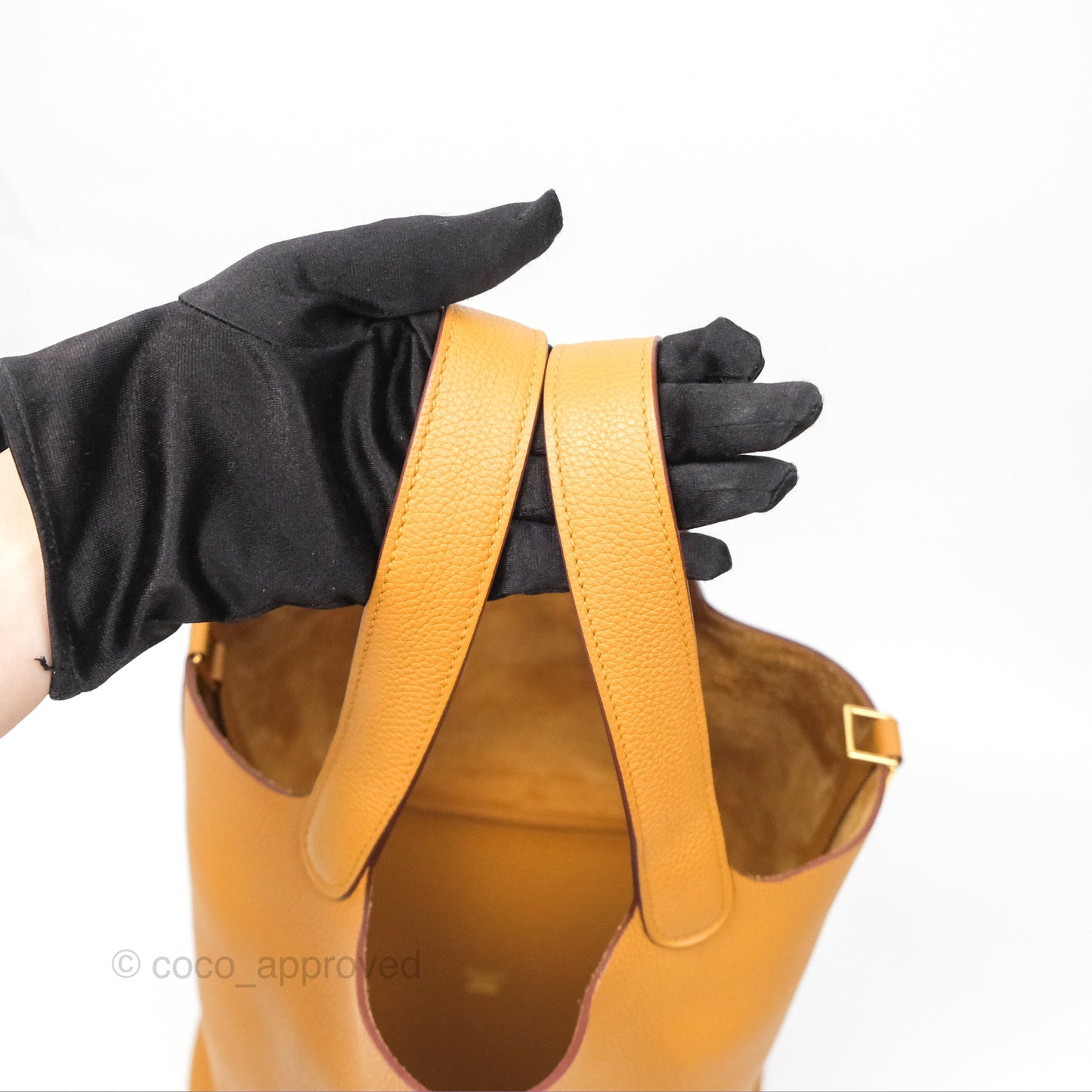 Hermès Picotin 22 Sesame 2S Clemence Gold Hardware