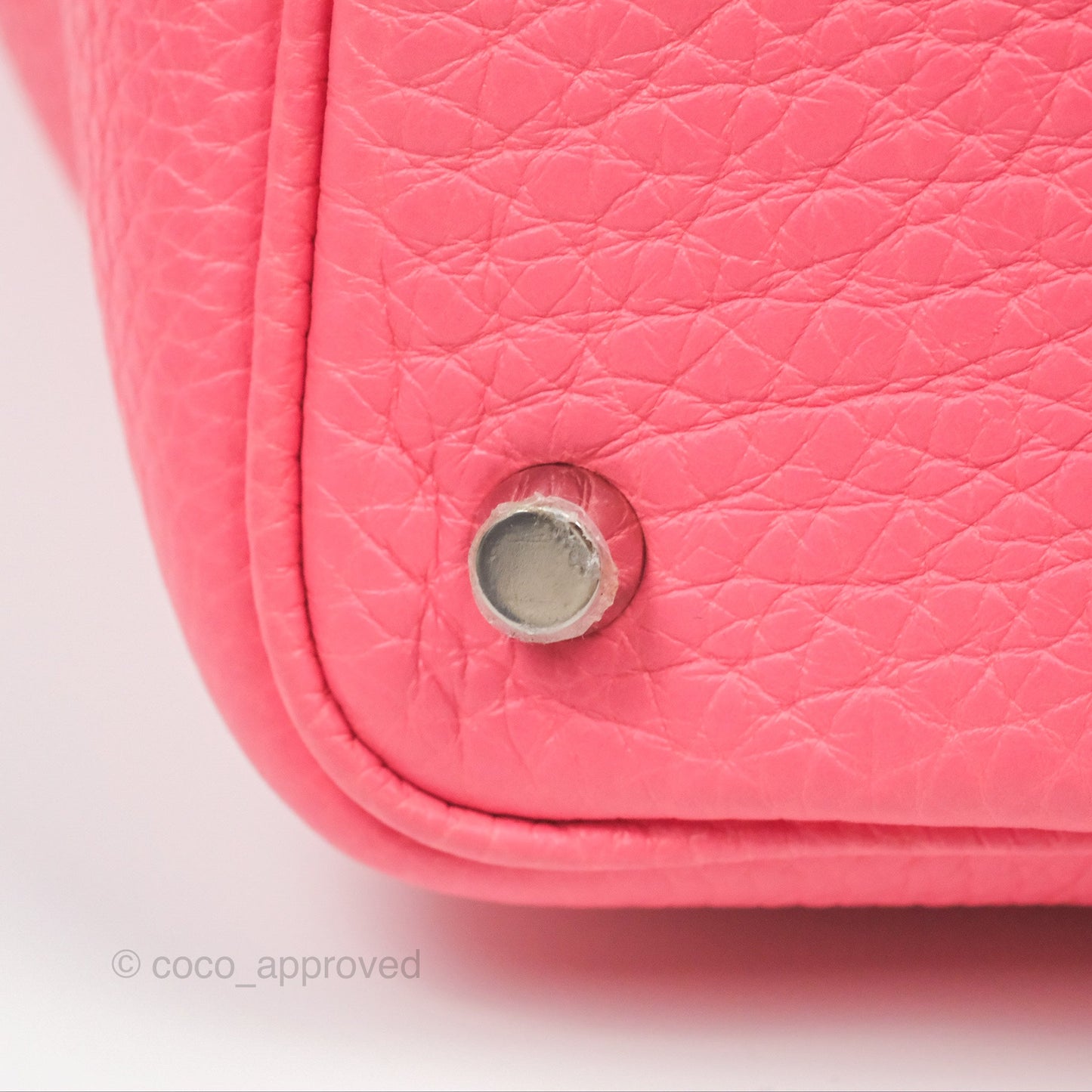 Hermès Picotin Lock 18 Rose Azalee Clemence Palladium Hardware