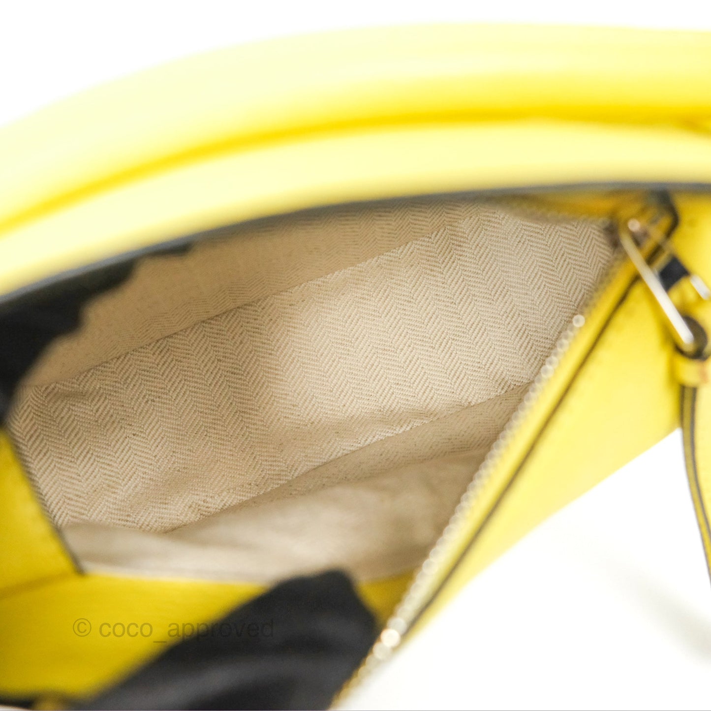 Loewe Mini Puzzle Edge Bag Yellow Calfskin