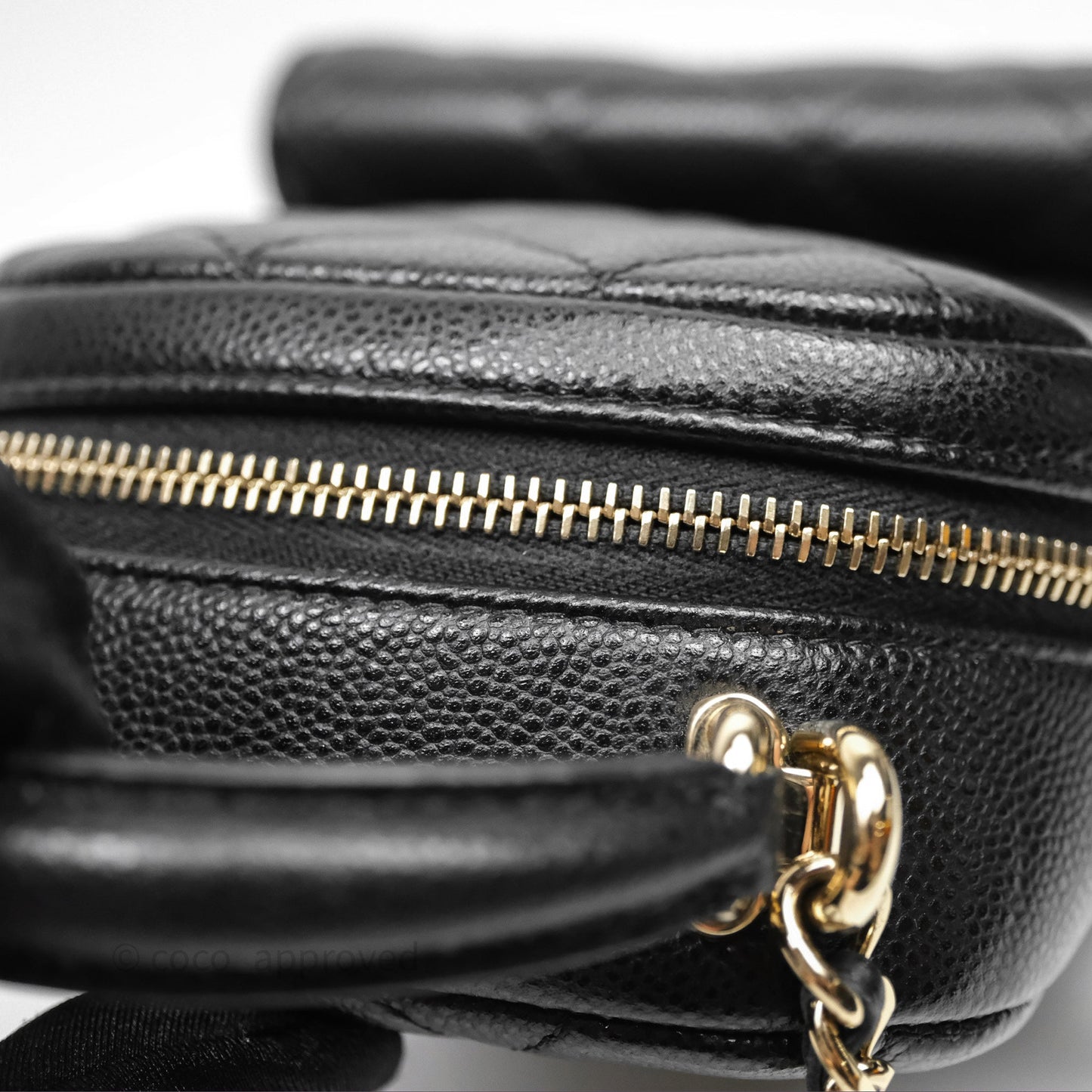 Chanel Classic Mini Backpack Black Caviar Gold Hardware