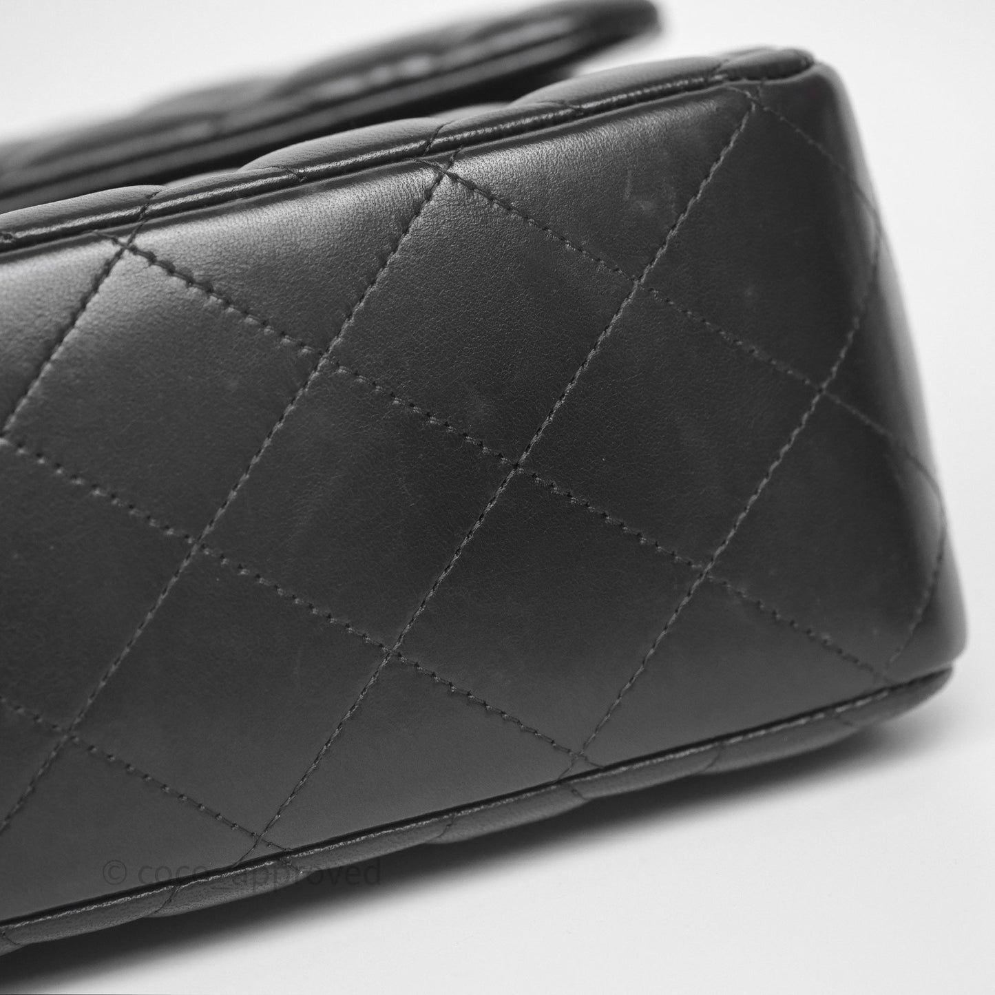 Chanel Jumbo Double Flap Black Lambskin Silver Hardware⁣⁣