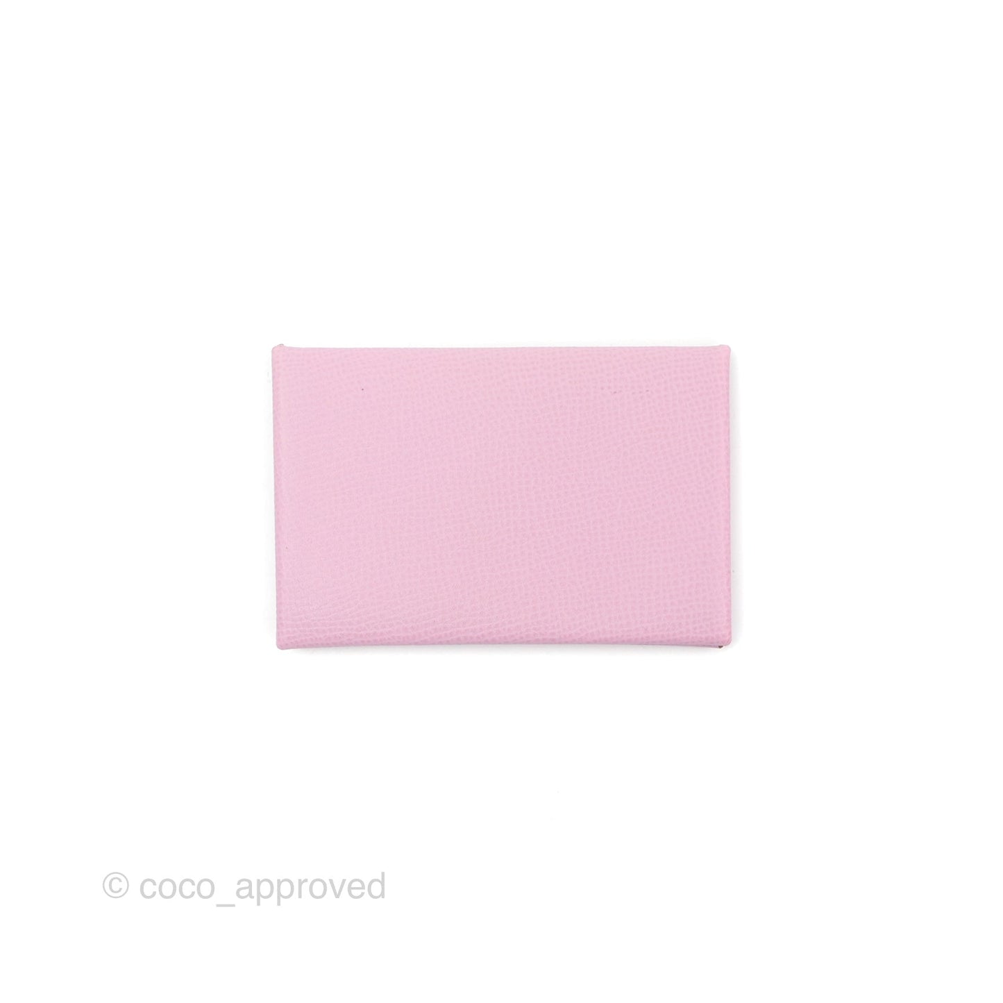 Hermès Calvi Card Holder Mauve Sylvestre Epsom