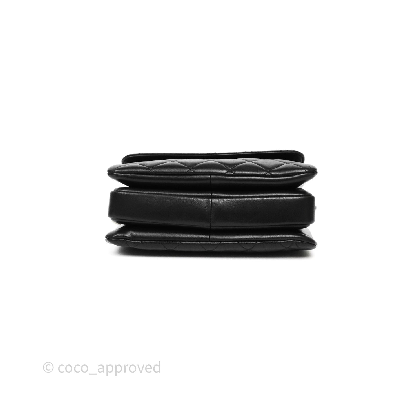 Chanel Small Trendy CC Black Lambskin Gold Hardware