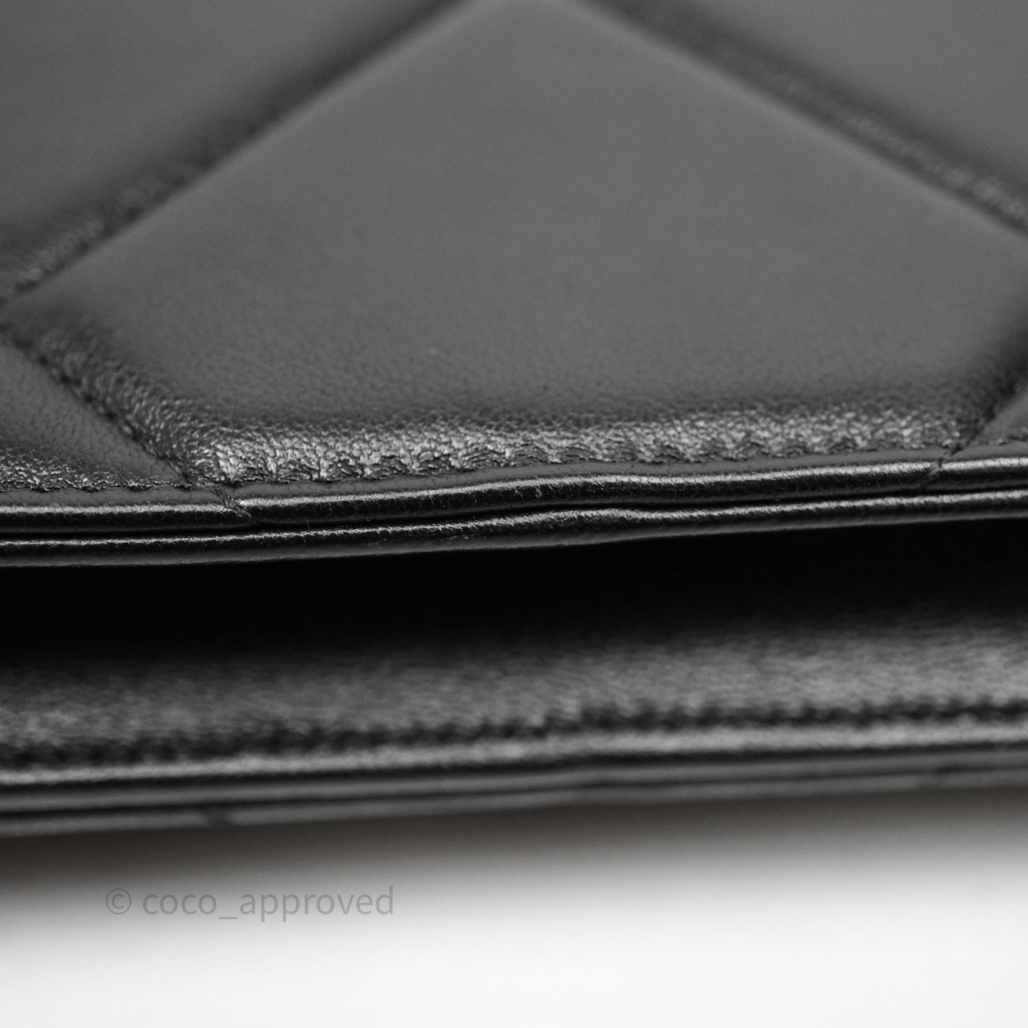 Chanel 19 Wallet on Chain WOC Black Mixed Hardware