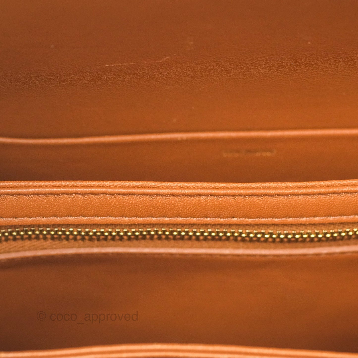 Celine Medium Triomphe Bag Triomphe Canvas Tan Calfskin