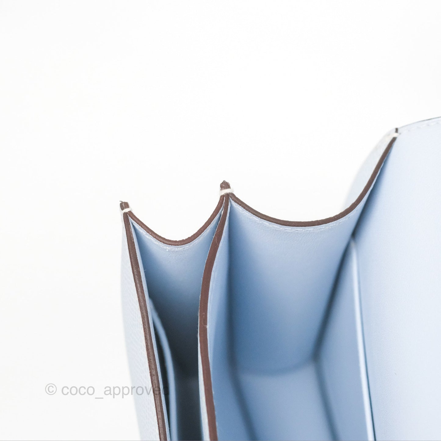 Hermès Constance Mini 18cm Blue Brume Epsom Palladium Hardware