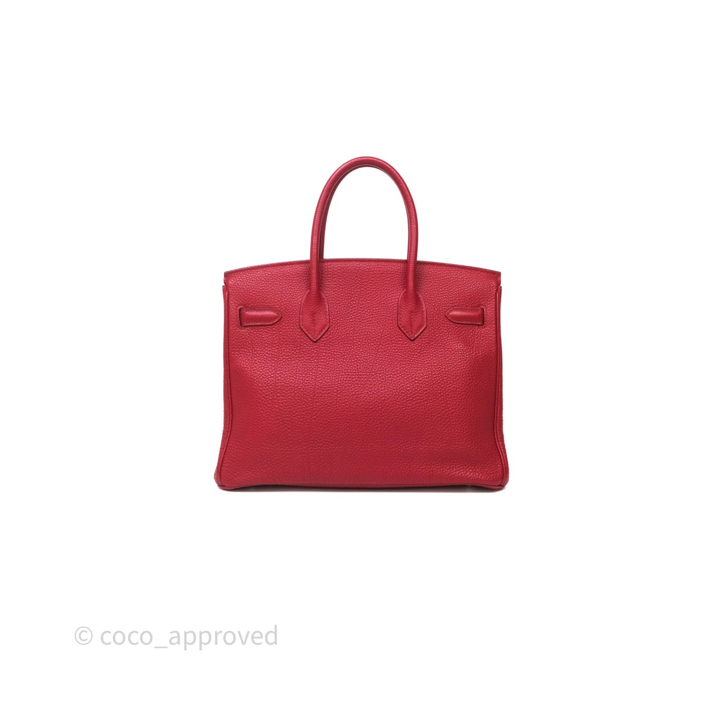 Hermès Birkin 30 Rouge Togo Palladium Hardware