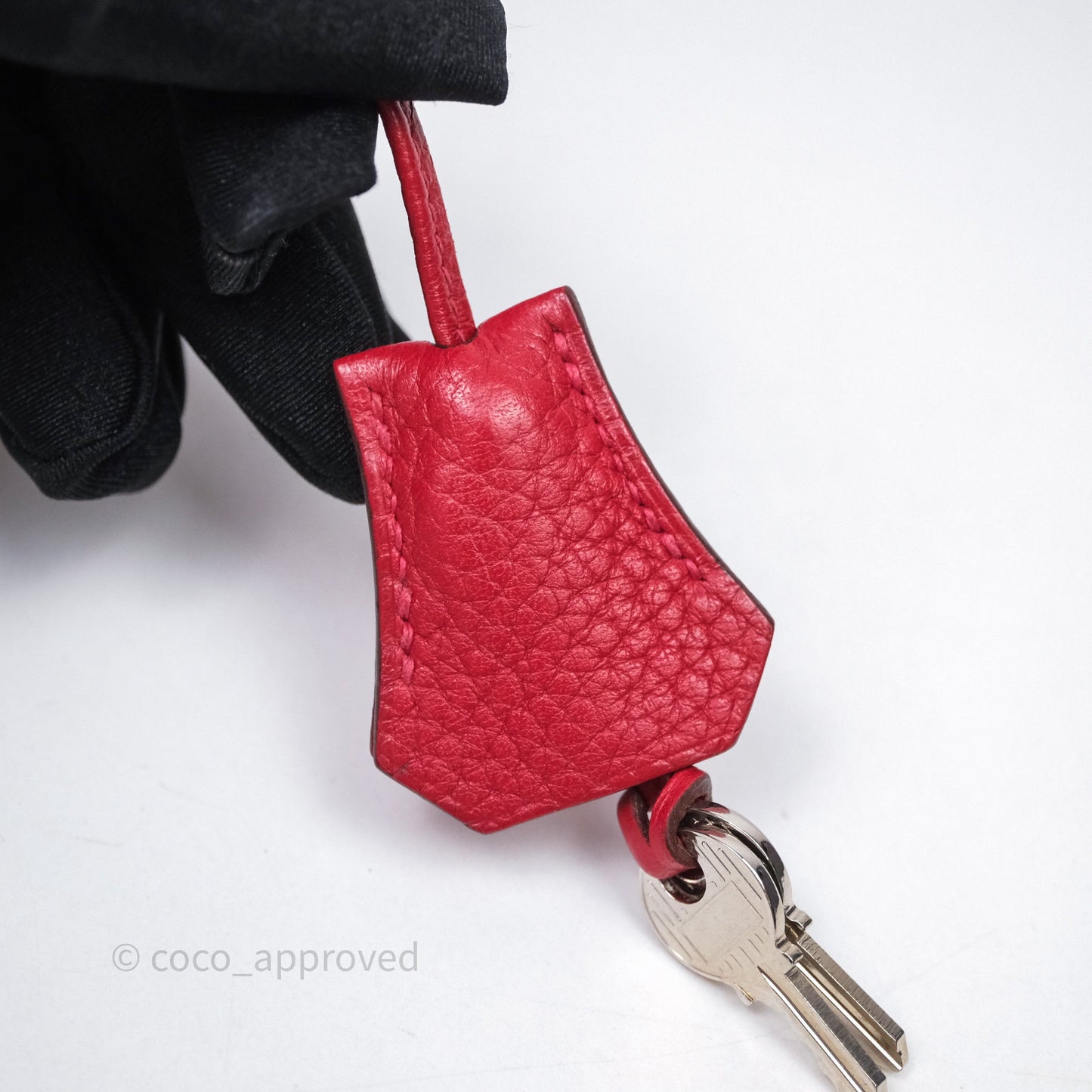 Hermes Birkin 35 Rouge Casaque Clemence Palladium Hardware