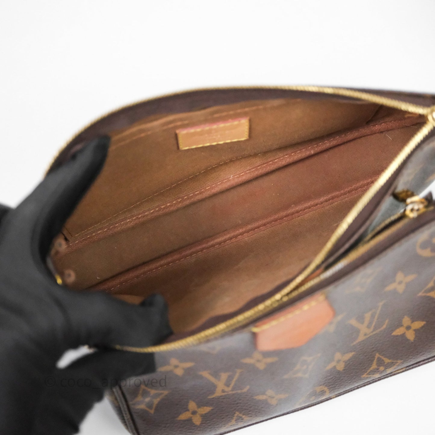 Louis Vuitton Multi Pochette Accessories Khaki Monogram Canvas