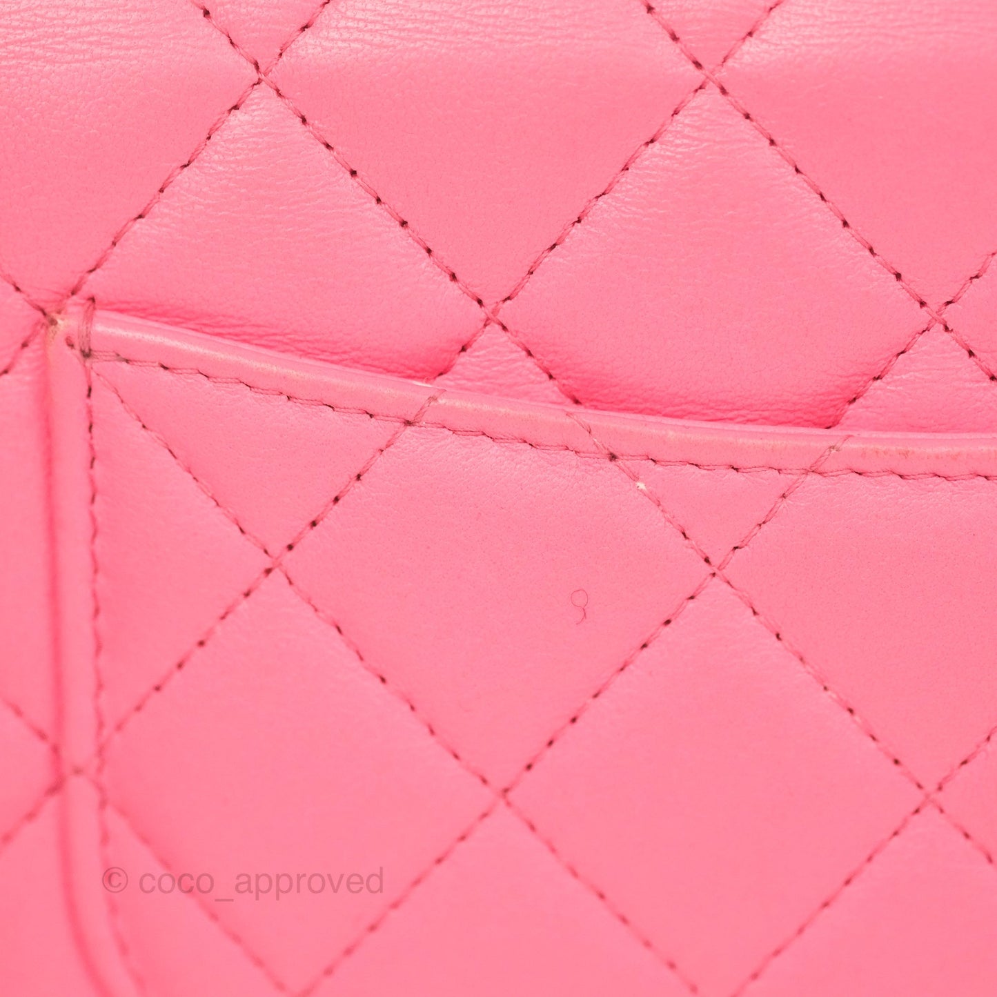 Chanel Quilted Pearl Crush Wallet on Chain WOC Pink Lambskin Aged Gold Hardware