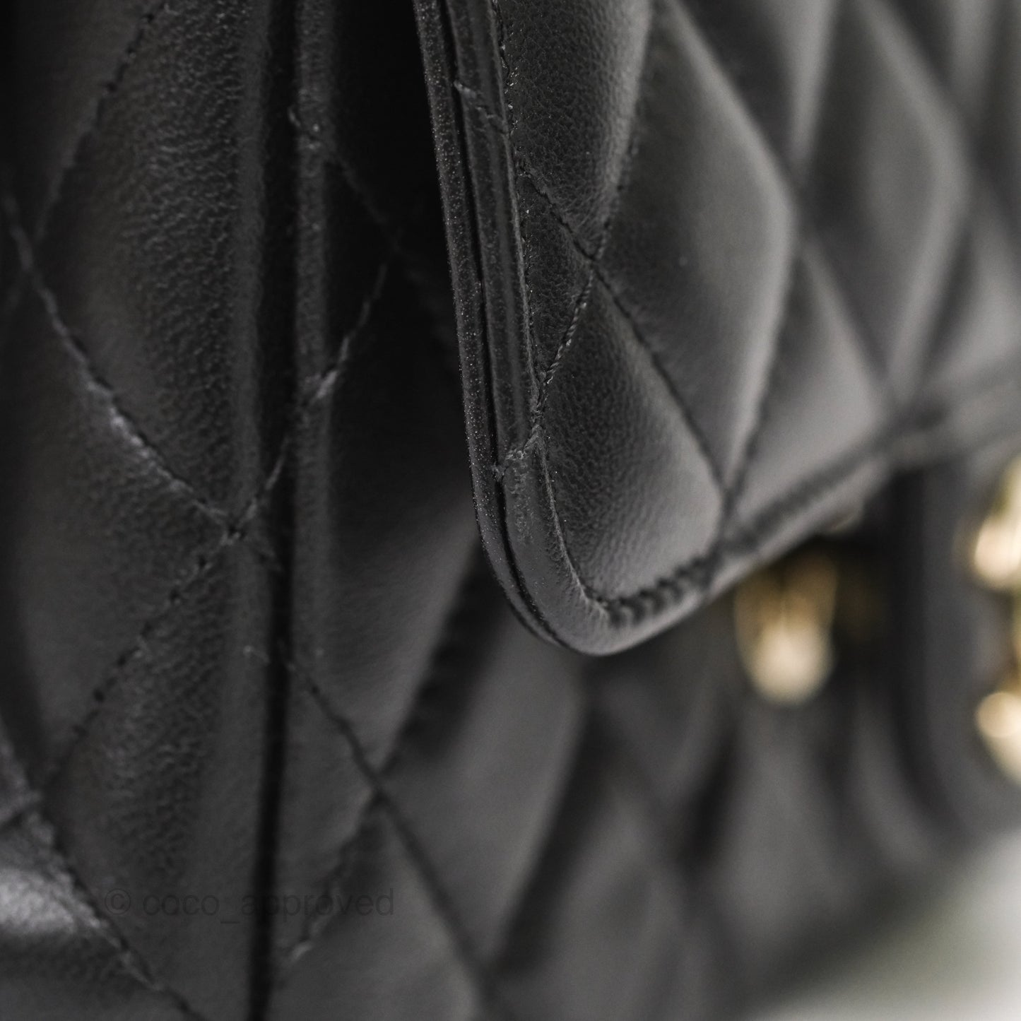 Chanel Crystals Top Handle Mini Rectangular Flap Bag Black Lambskin Gold Hardware 23A