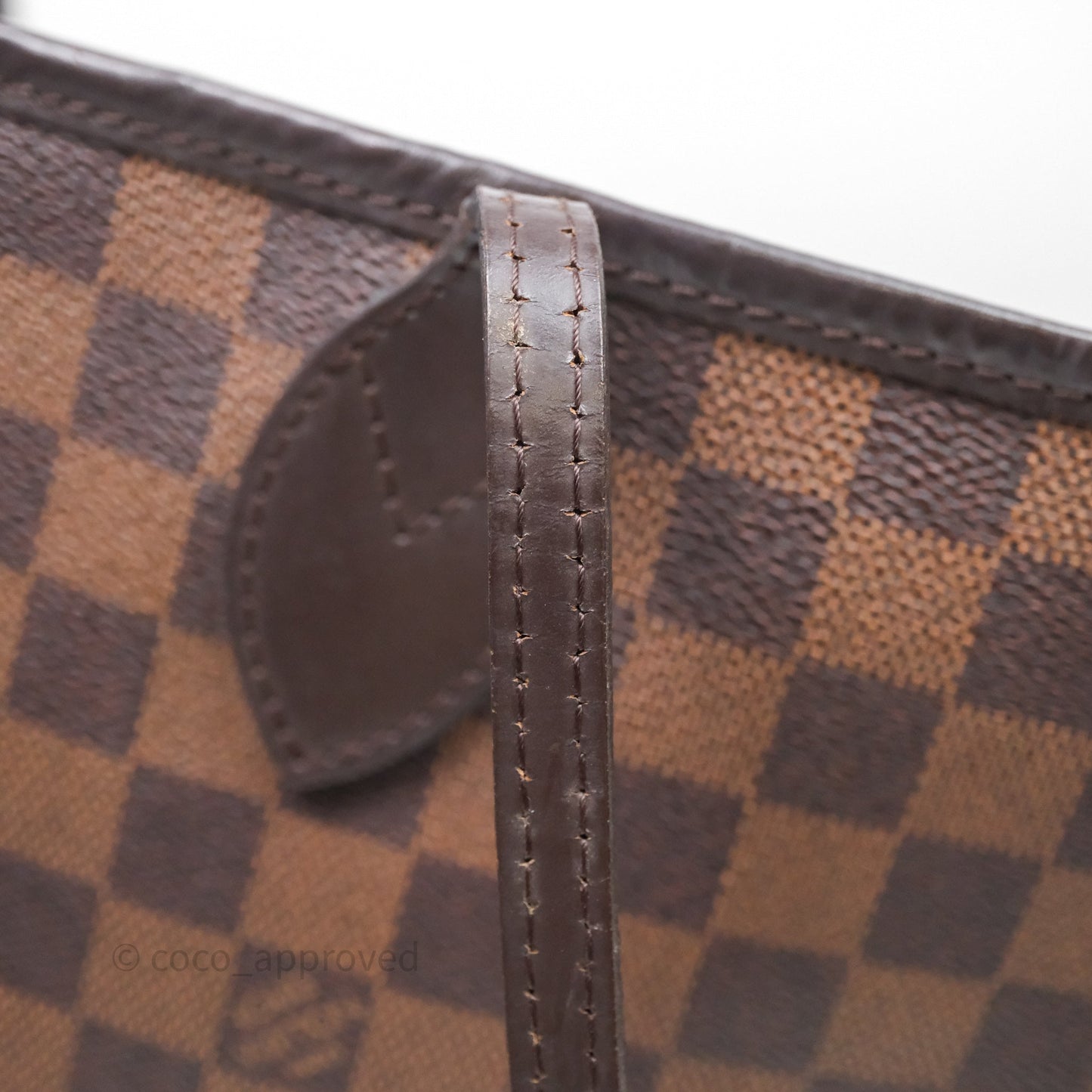 Louis Vuitton Neverfull Tote Bag GM Damier Ebene