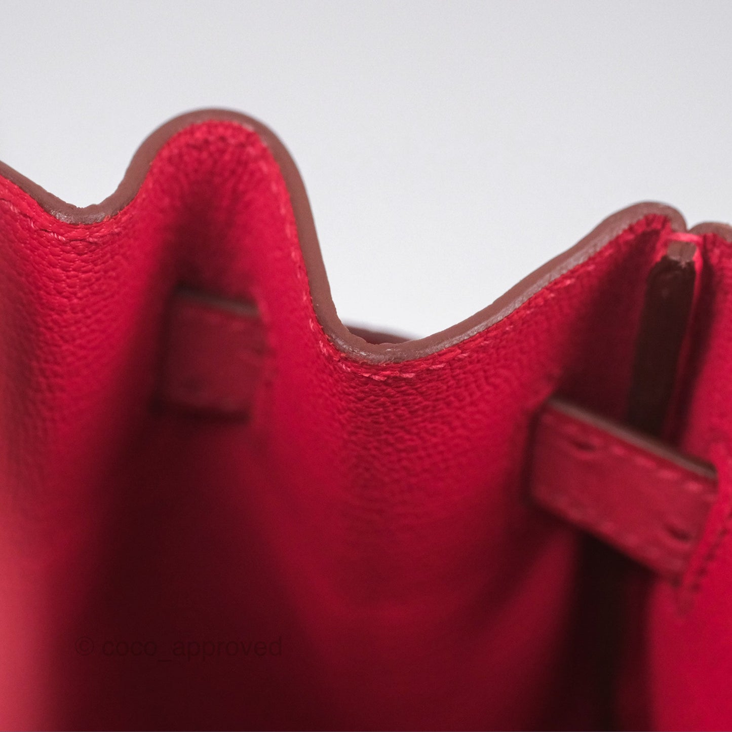 Hermès Birkin Retourne 30 Bougainvillea Ostrich Gold Hardware
