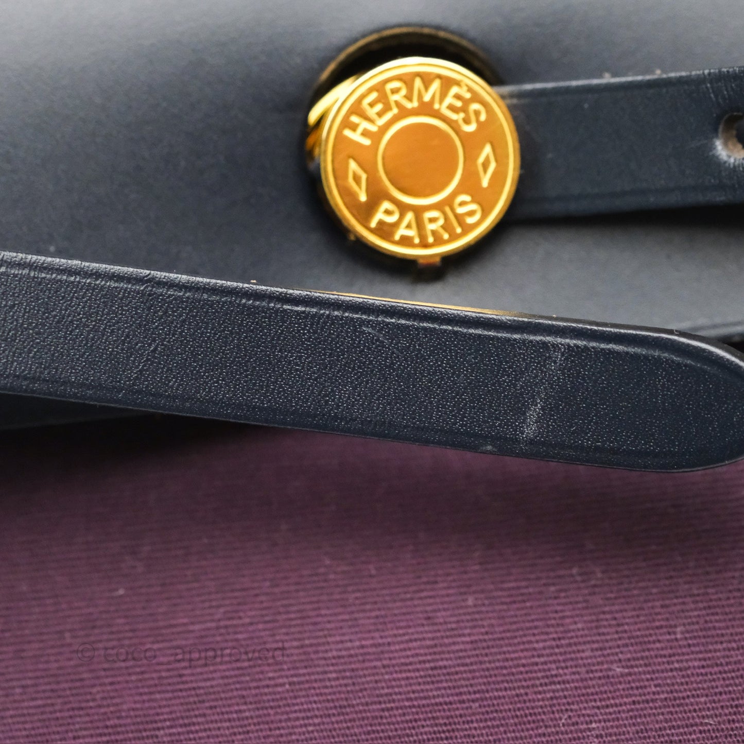 Hermès Herbag Zip 31 Retourne Cassis Bleu Indigo