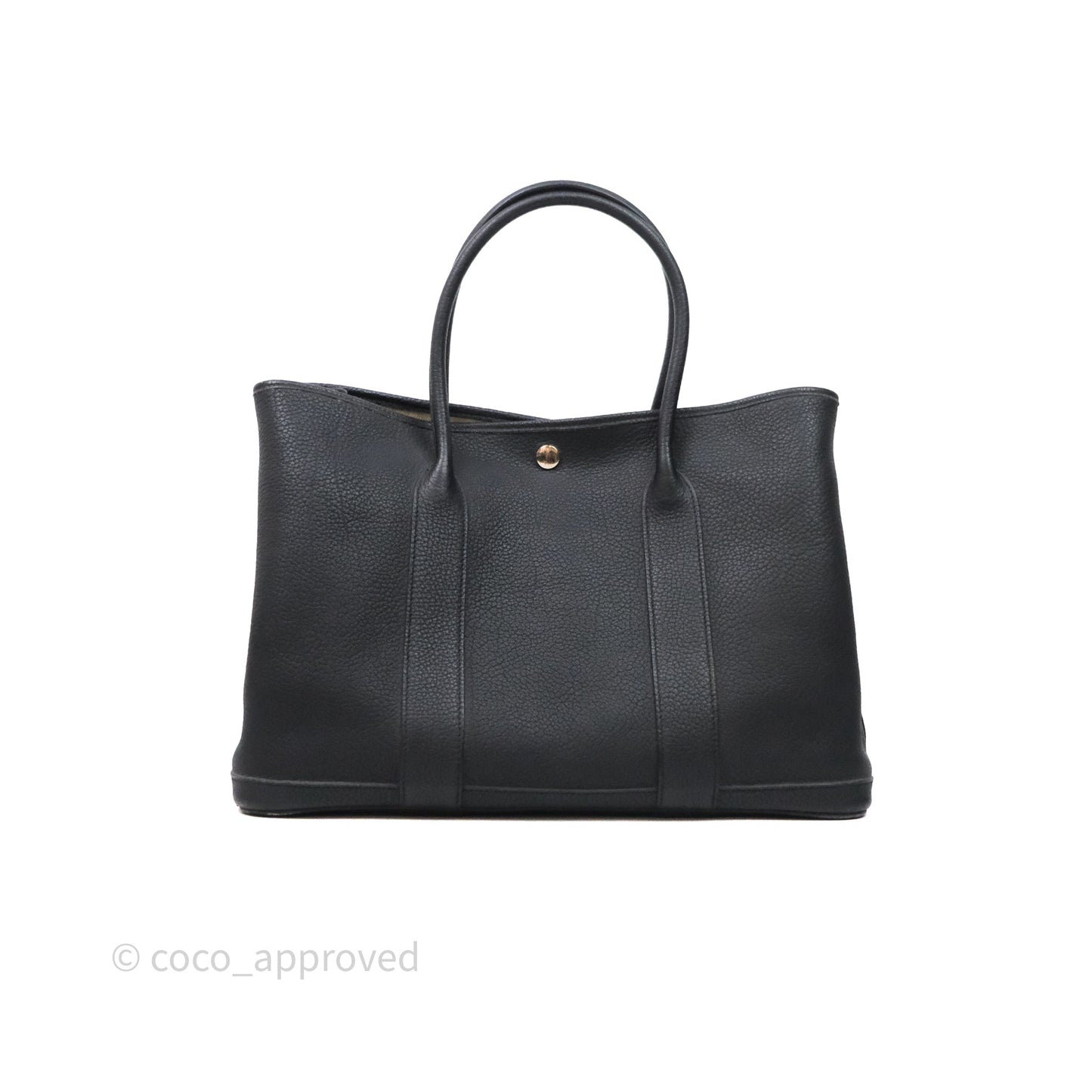 Hermès Garden Party 36 Black Noir 89 Negonda