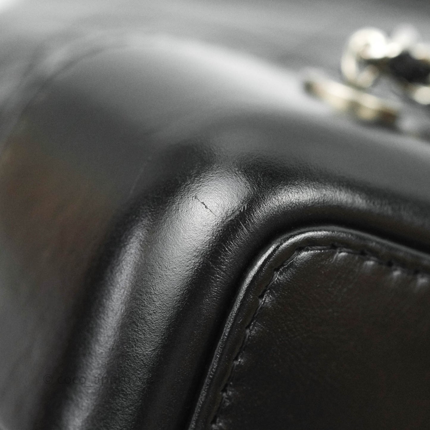 Chanel Small Gabrielle Backpack Black Aged Calfskin