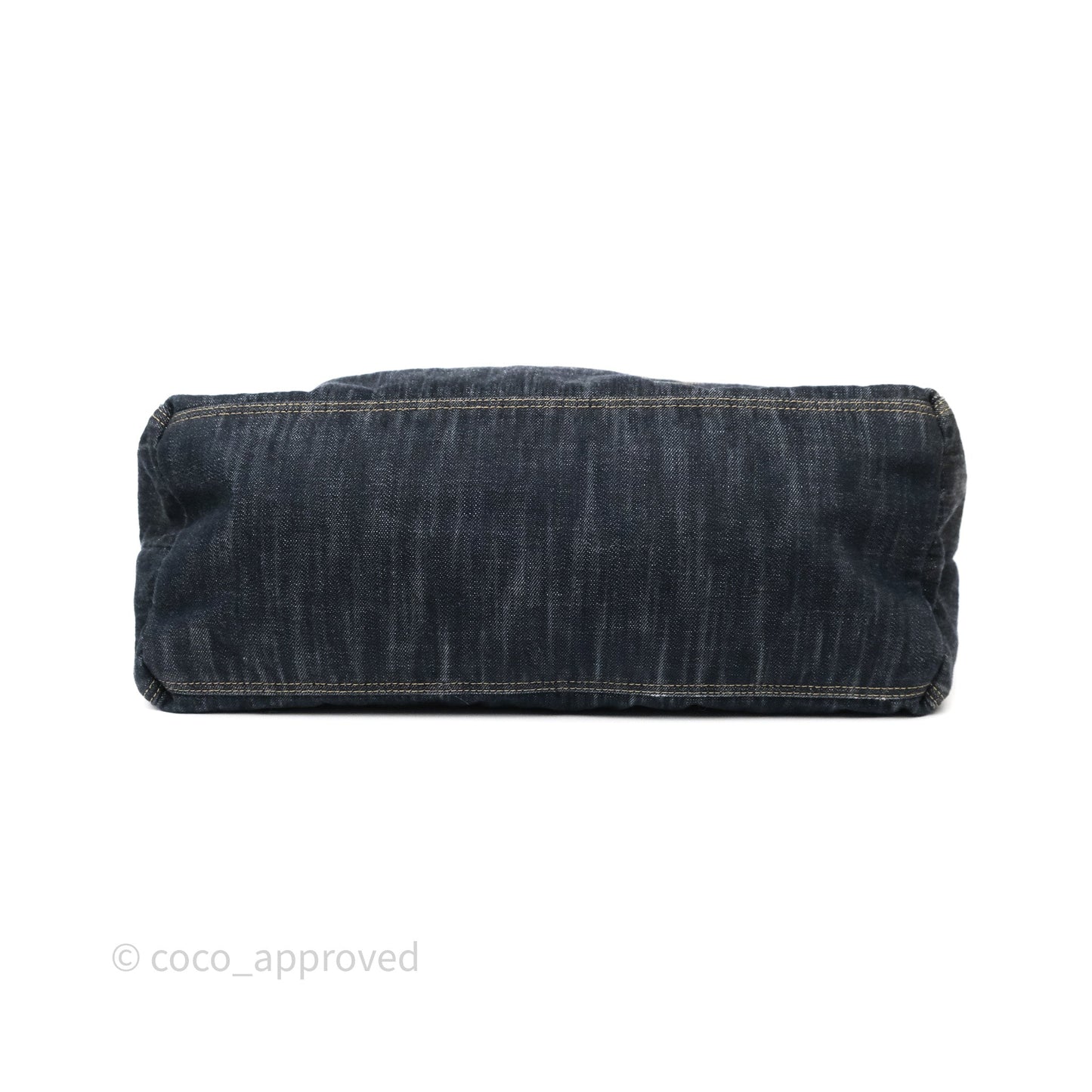 Chanel XL Coco Cabas Tote Bag Denim Gold Hardware