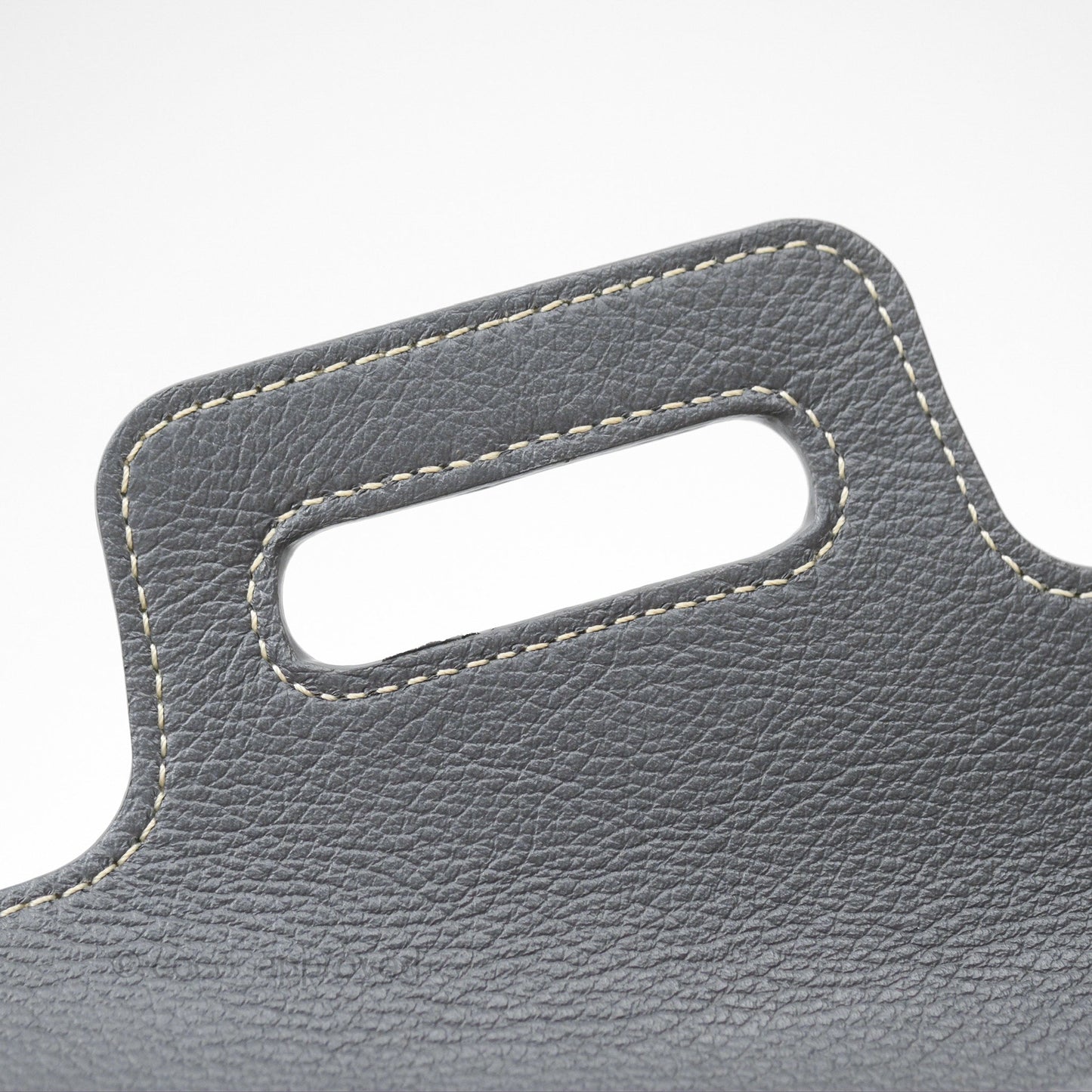 Goyard Saïgon Mini Bag Chevroches Calfskin Grey Silver Hardware