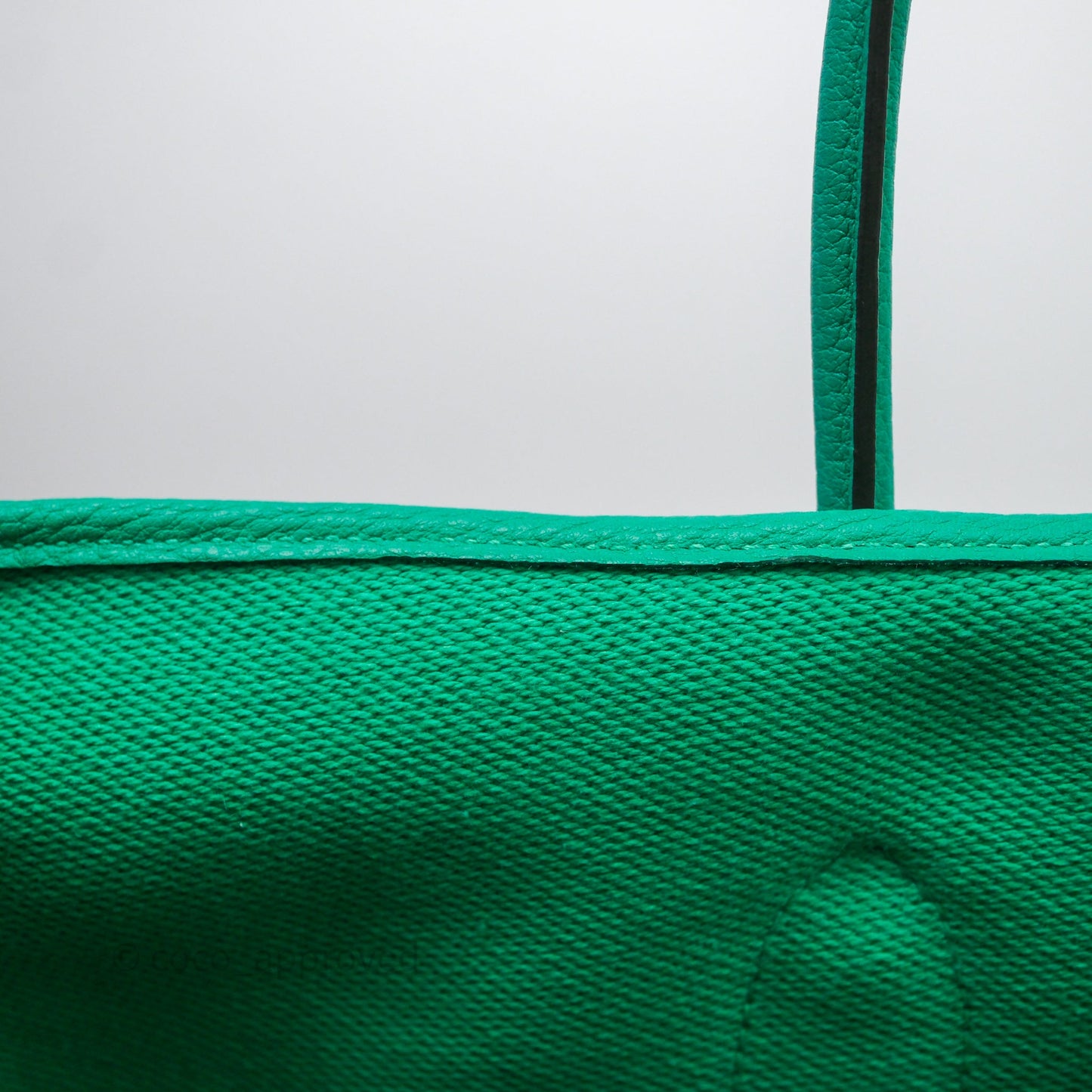 Hermès Garden Party 36 Canvas Ecru-Menthe / Menthe