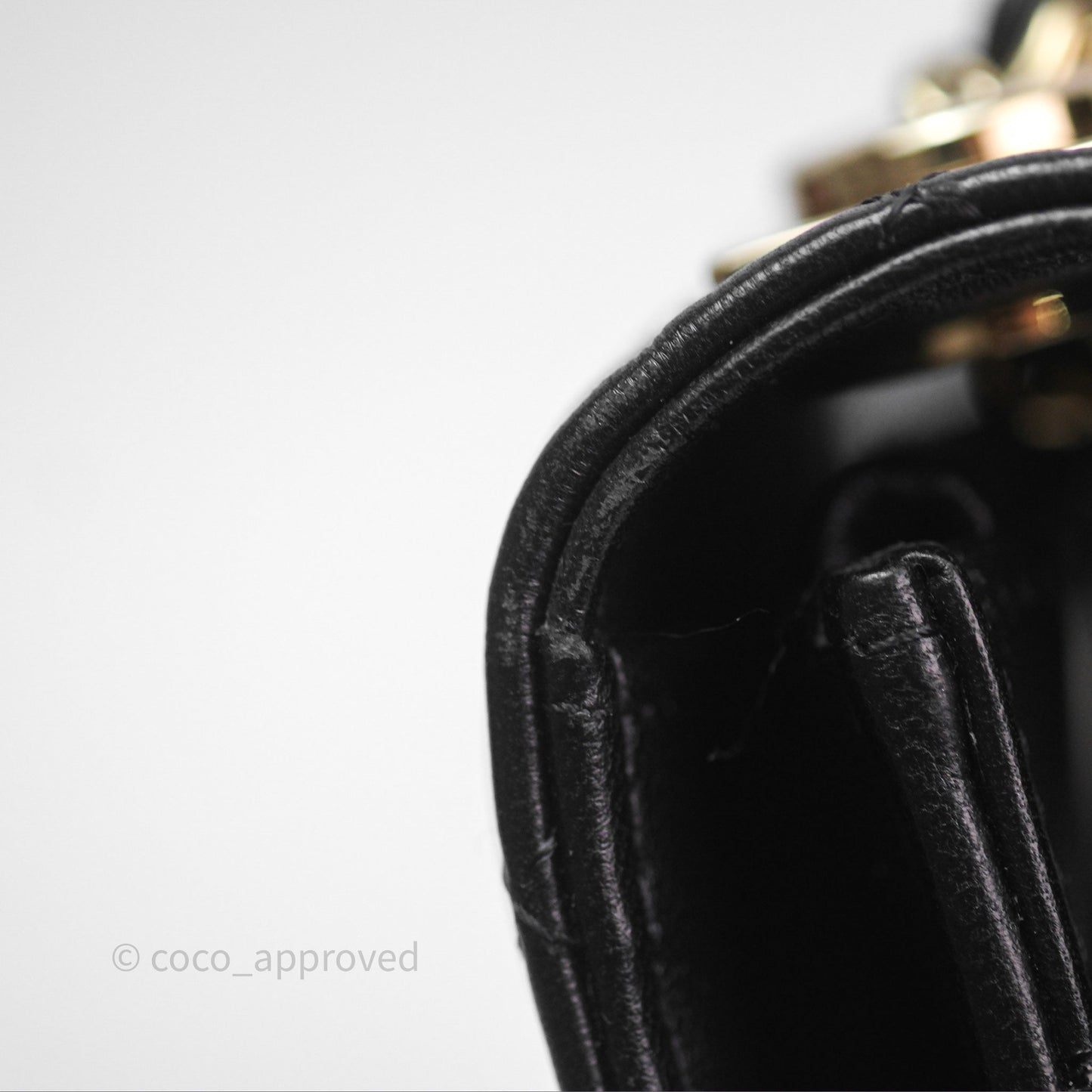 Chanel Trendy CC WOC Wallet on Chain Black Lambskin Gold Hardware
