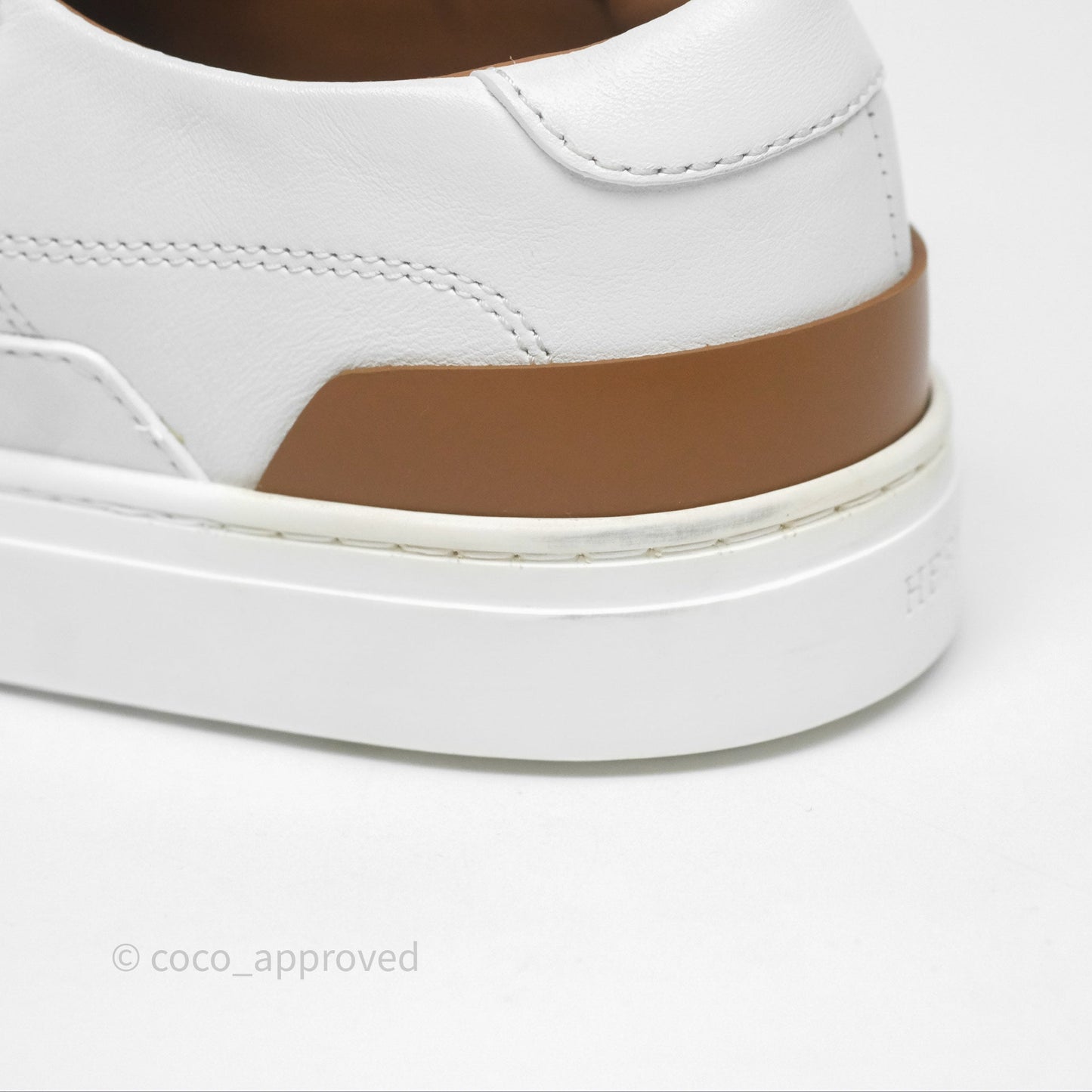 Hermès Deep Sneaker Calfskin White Size 37