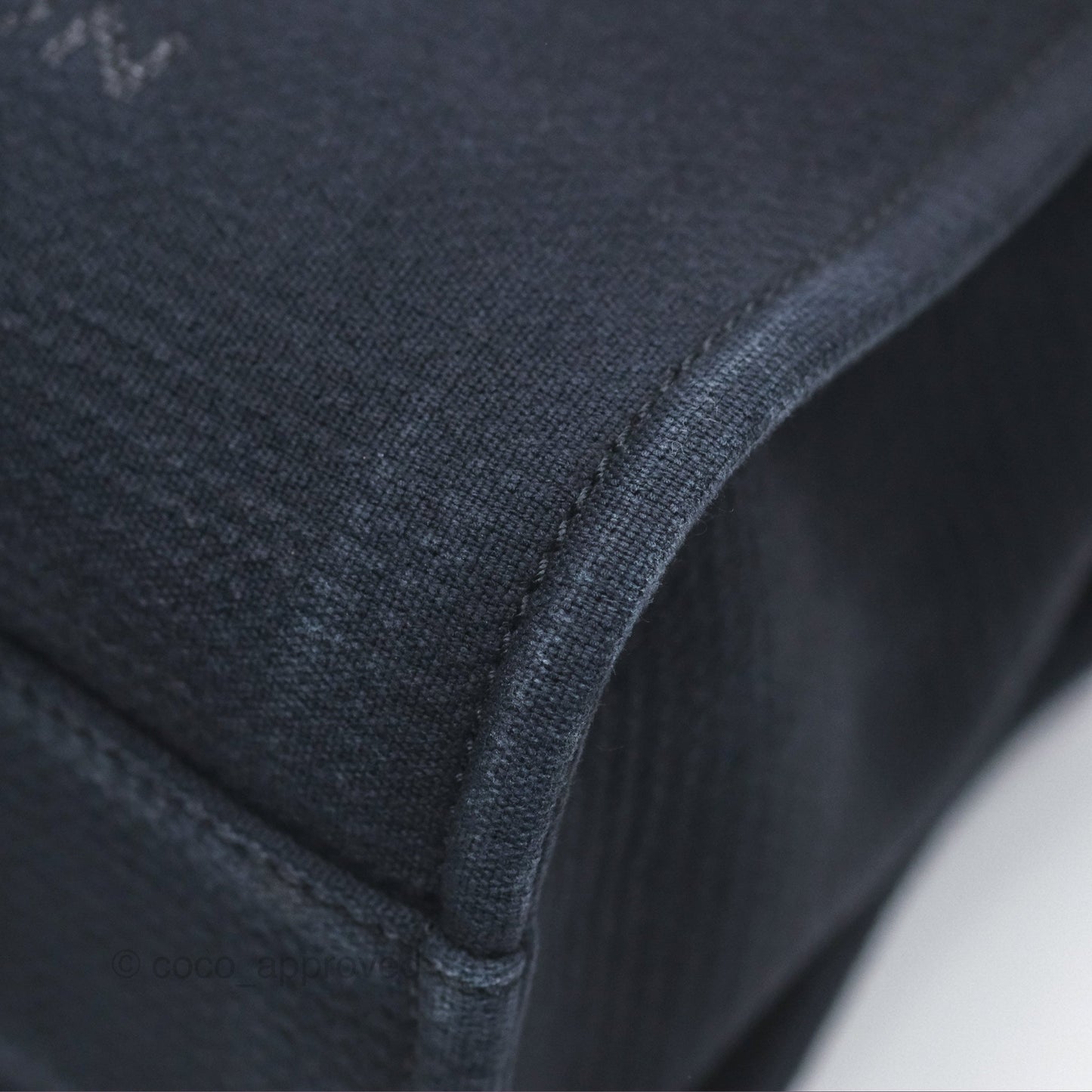 Chanel New Small Deauville Navy Canvas