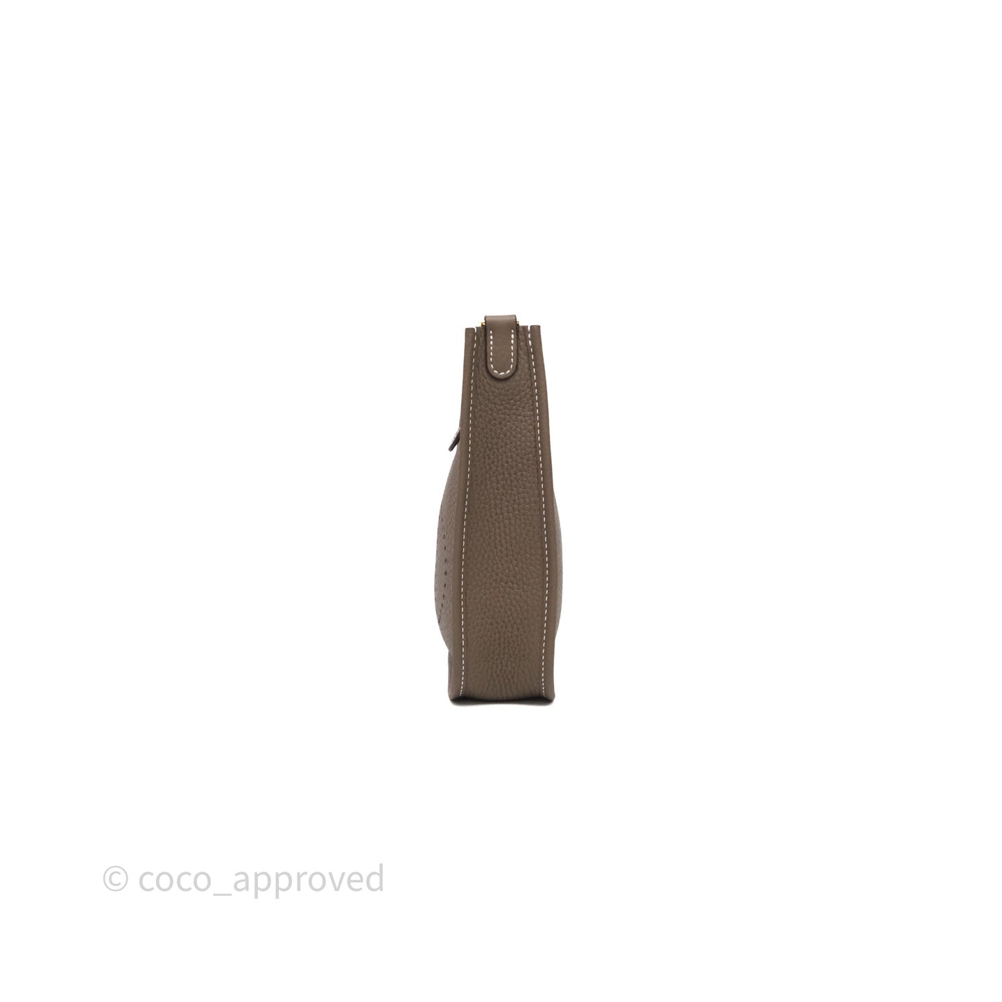 Hermès Mini Evelyne 16 Etoupe 18 Clemence Gold Hardware