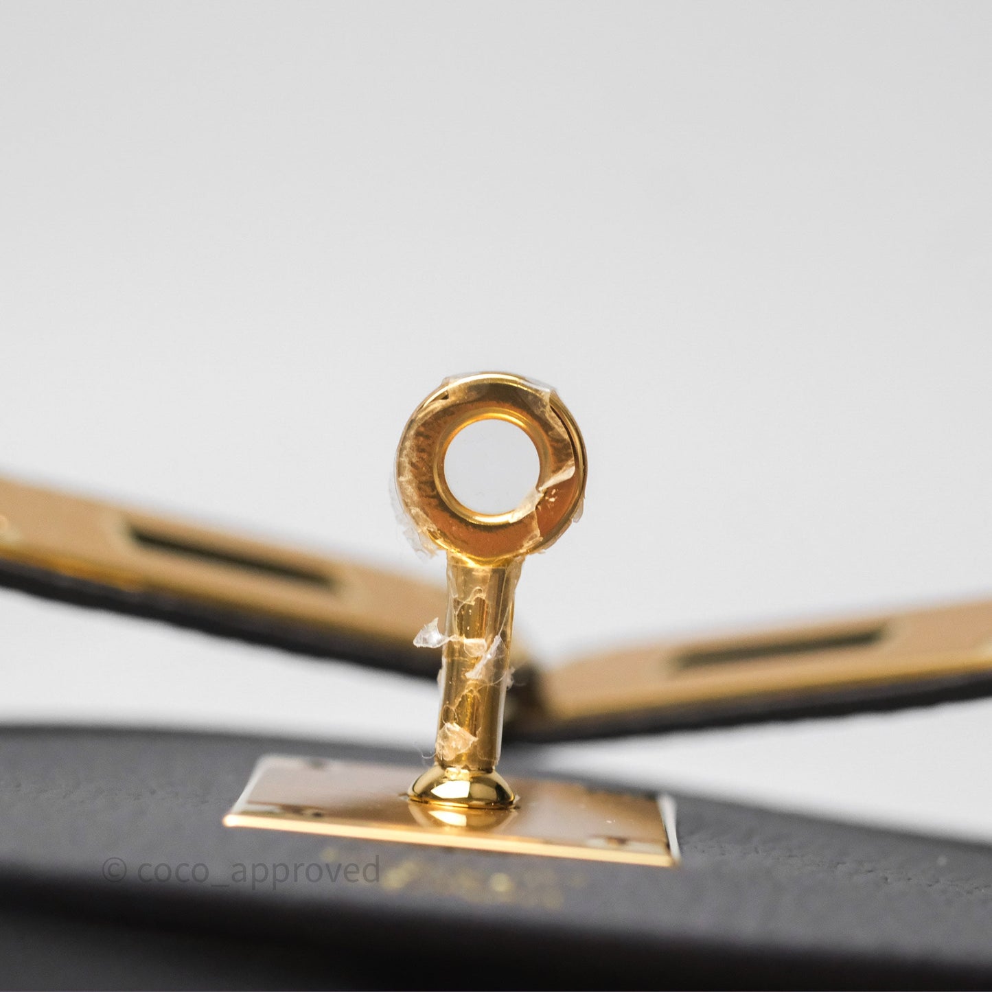 Hermès Kelly II 28 Retourne Etain 8F Togo Gold Hardware