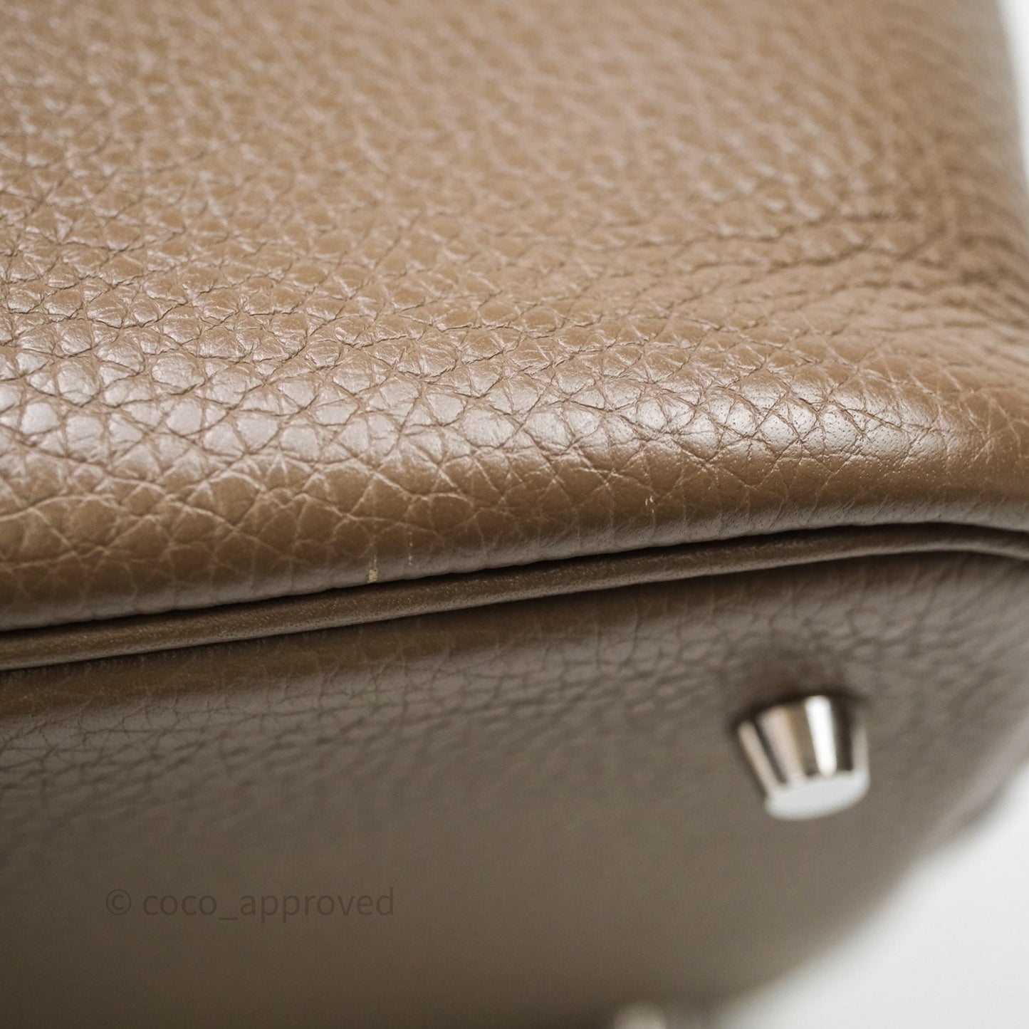 Hermès Picotin Lock 22 Etoupe Clemence Palladium Hardware